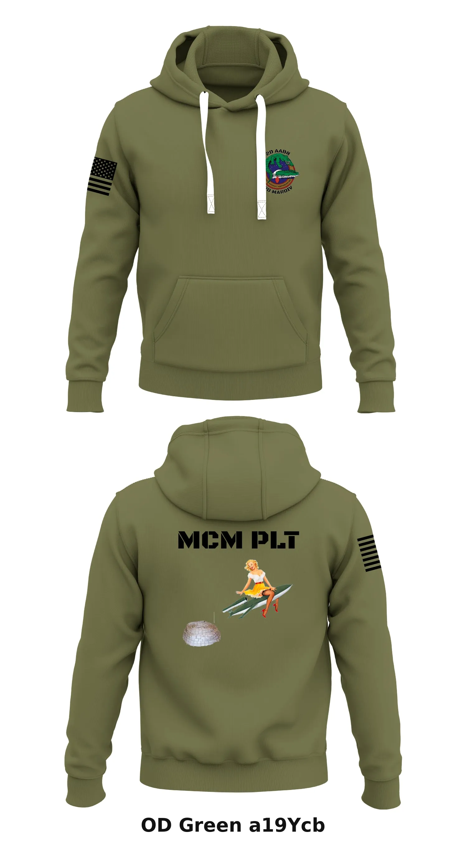 MCM PLT, 2D AABN, 2D MARDIV Store 1  Core Men's Hooded Performance Sweatshirt - a19Ycb