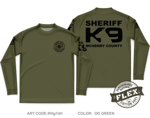 MCSO K-9 Unit Fundraising Collection Core Men's LS Flex Performance Tee - RHg7dH