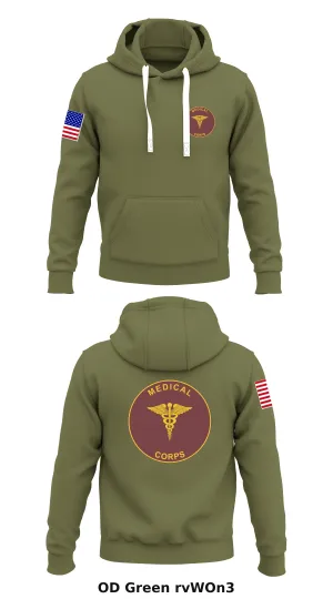 Medical Corps Store 1  Core Men's Hooded Performance Sweatshirt - rvWOn3