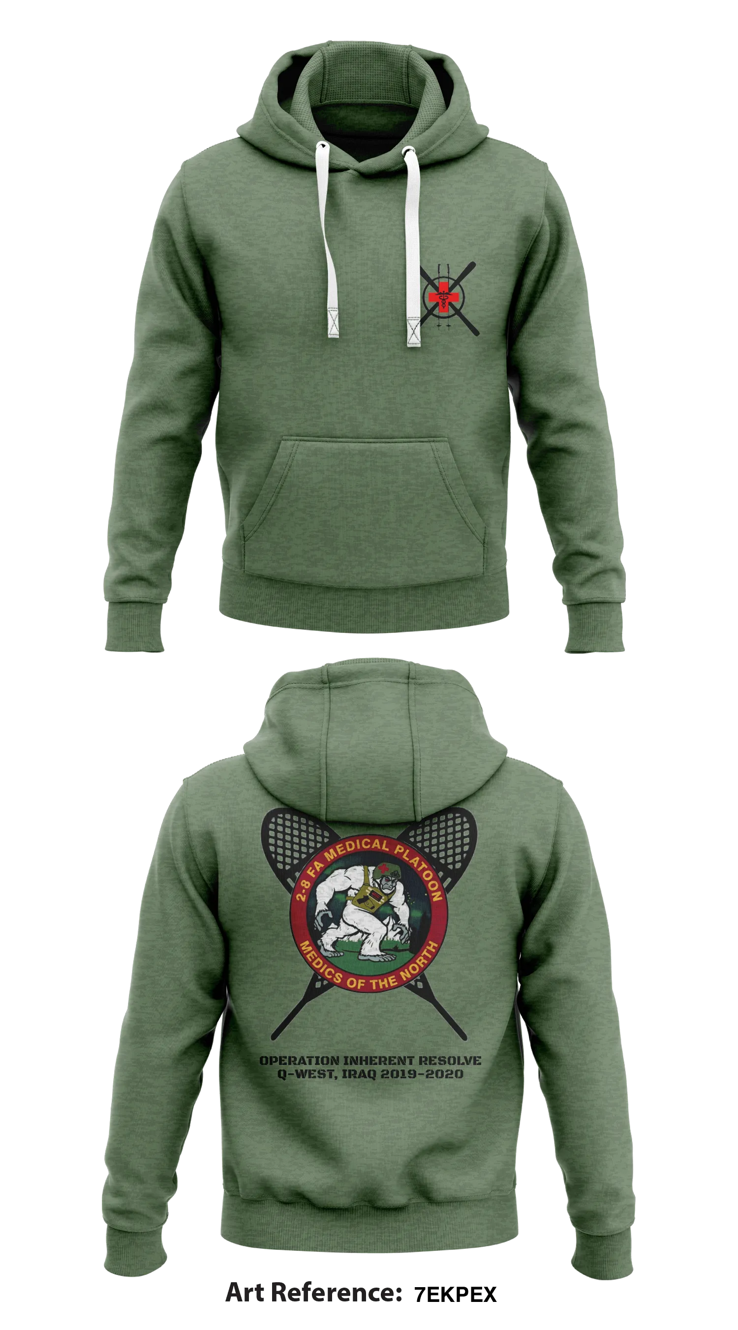 medics of the north  Core Men's Hooded Performance Sweatshirt - 7EKpeX