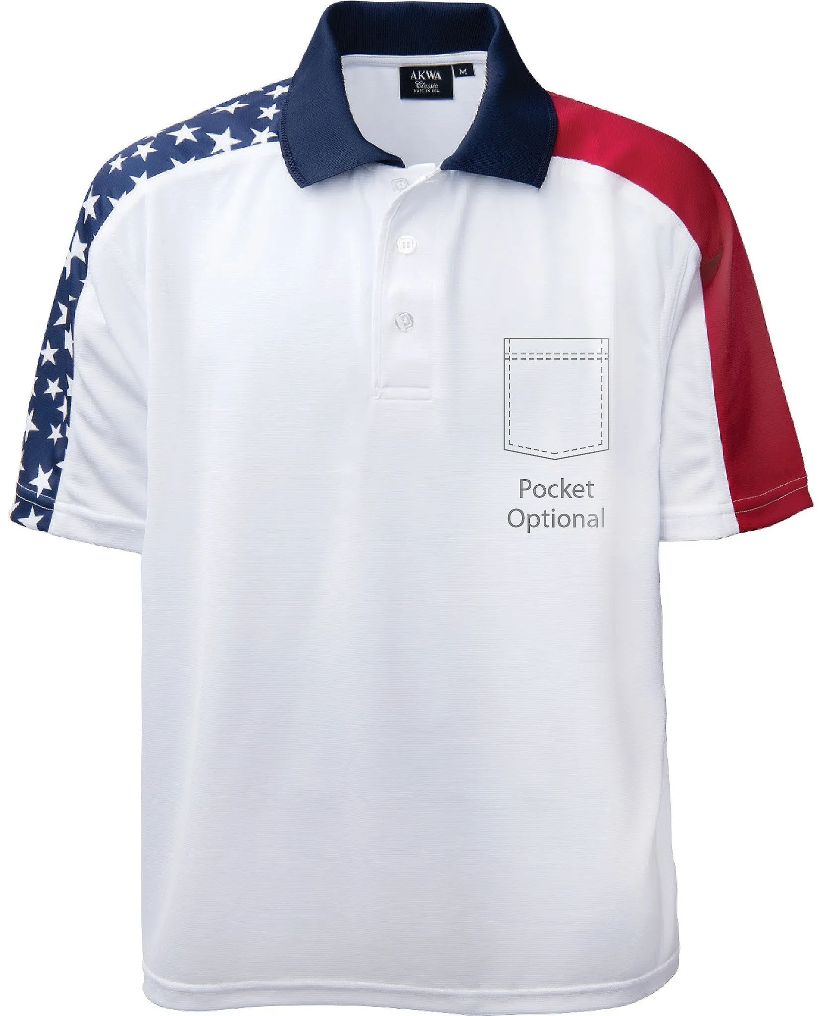 Men's Patriotic Polo - AKWA