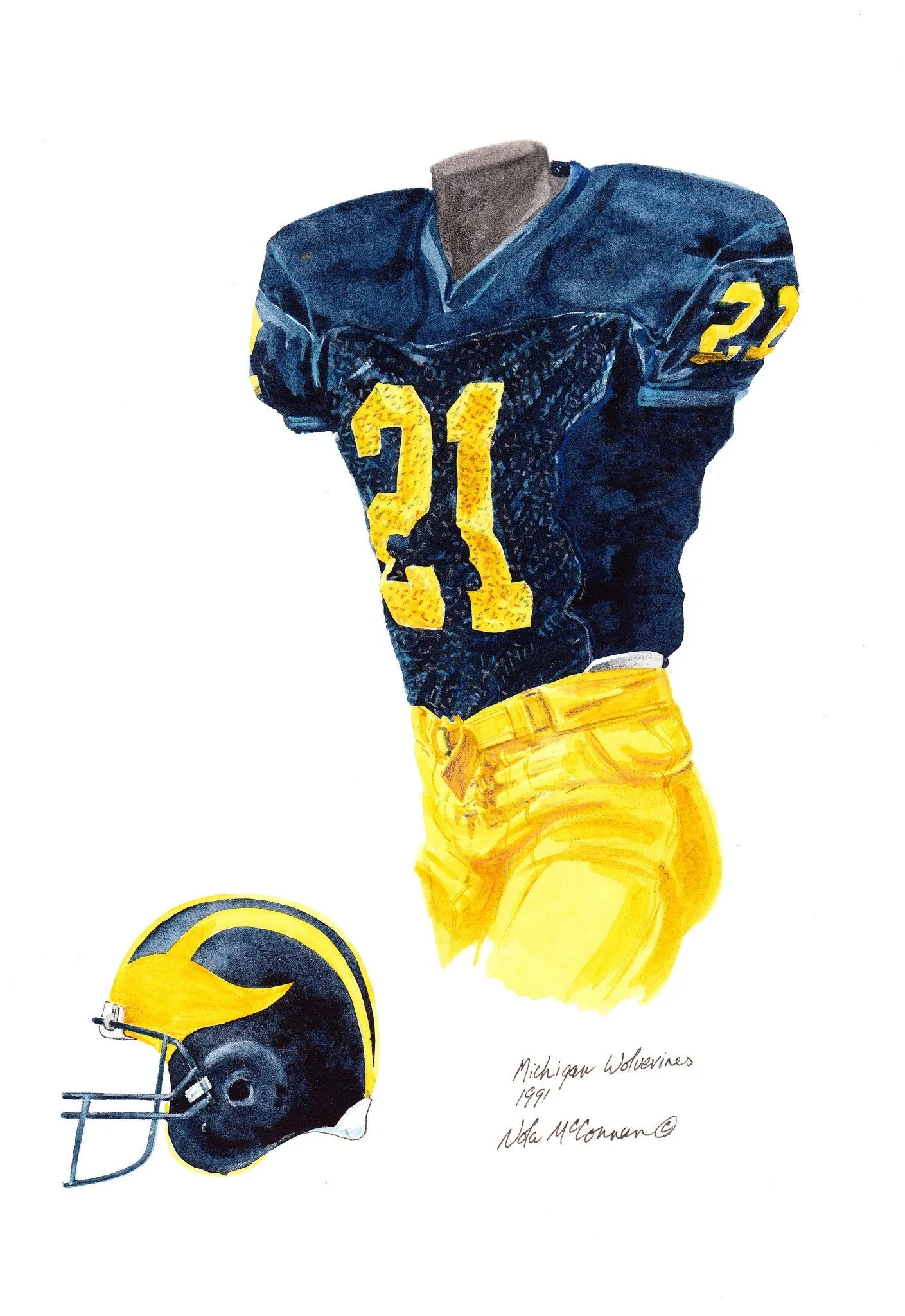 Michigan Wolverines 1991