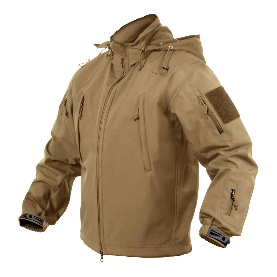MilSpec Concealed Carry Soft Shell Jacket Coyote Brown