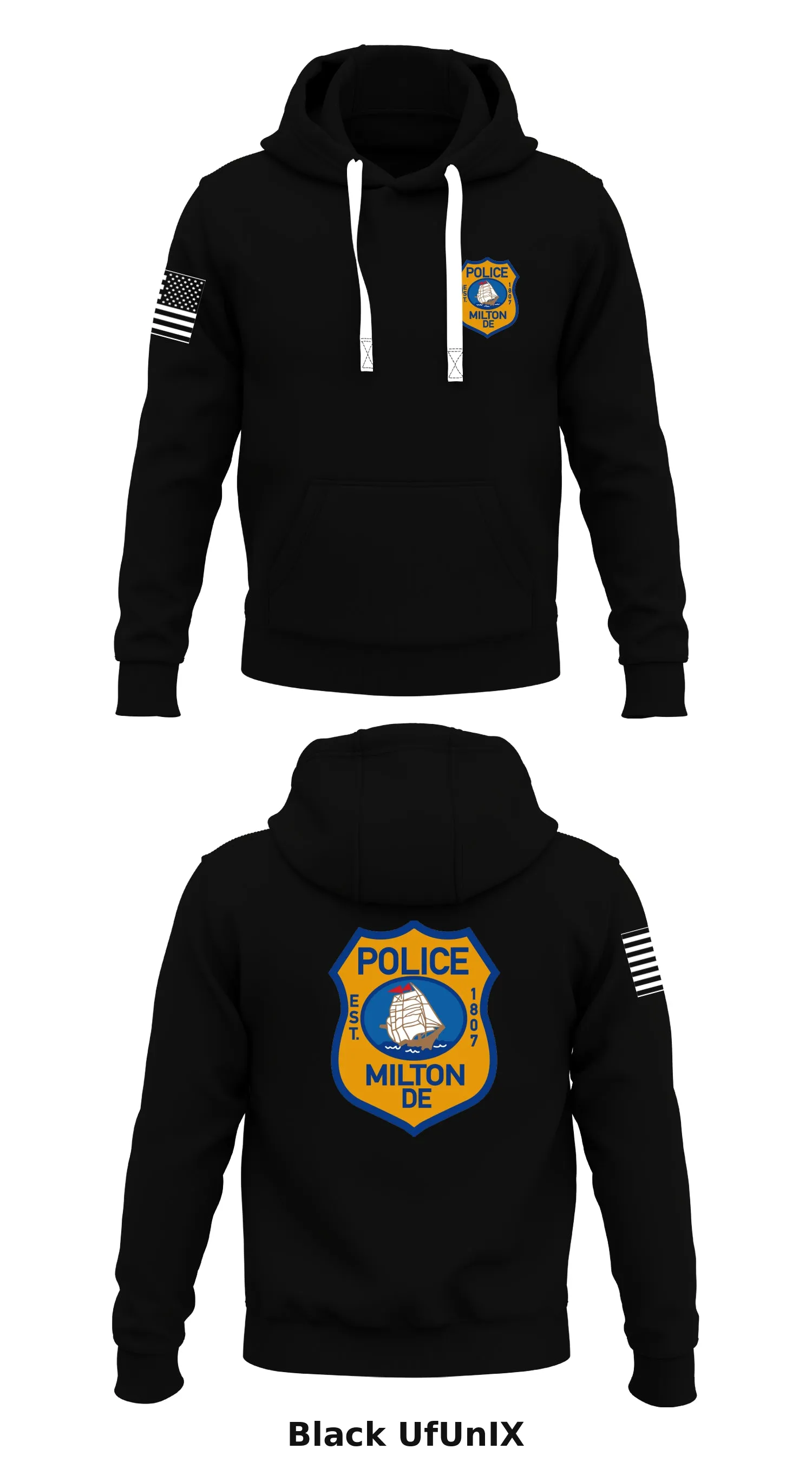 Milton Pd  Store 1  Core Men's Hooded Performance Sweatshirt - UfUnIX
