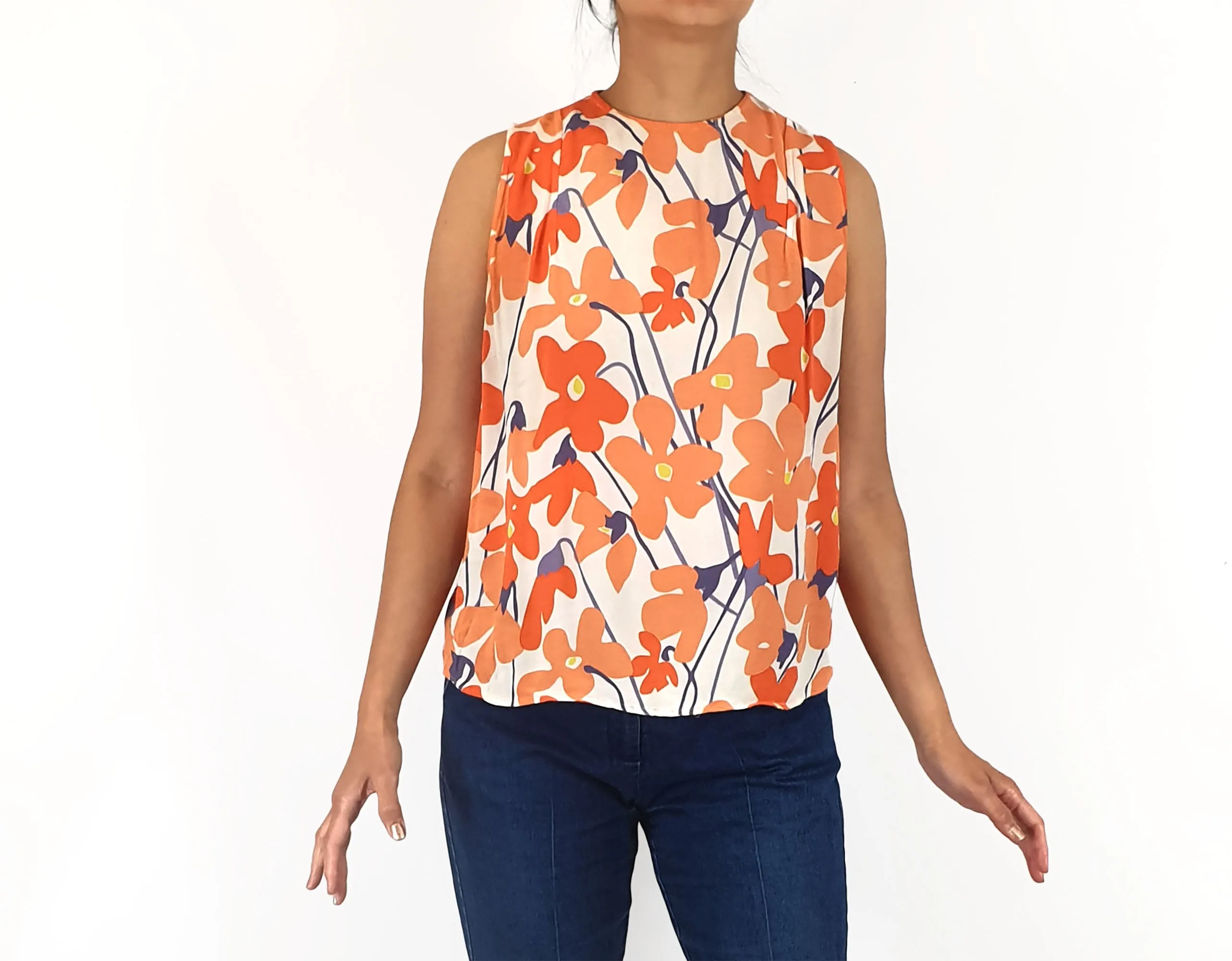Mister Zimi orange top size 10