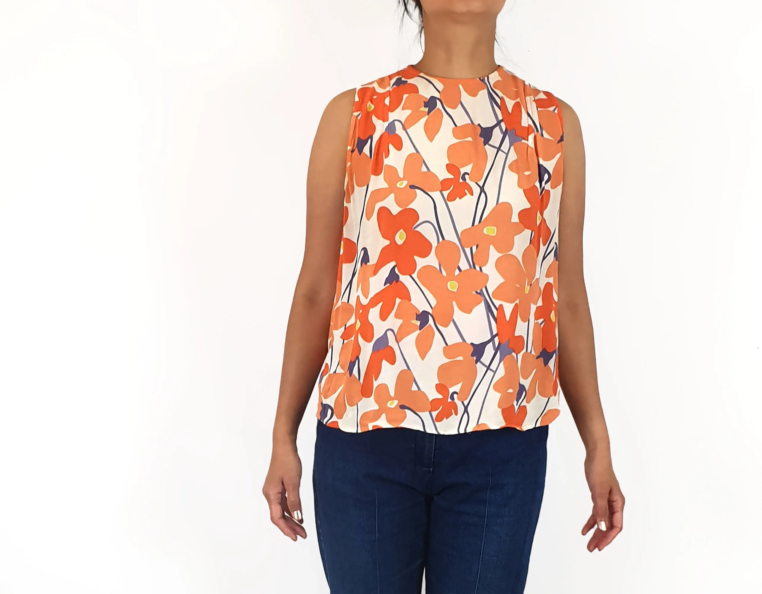 Mister Zimi orange top size 10
