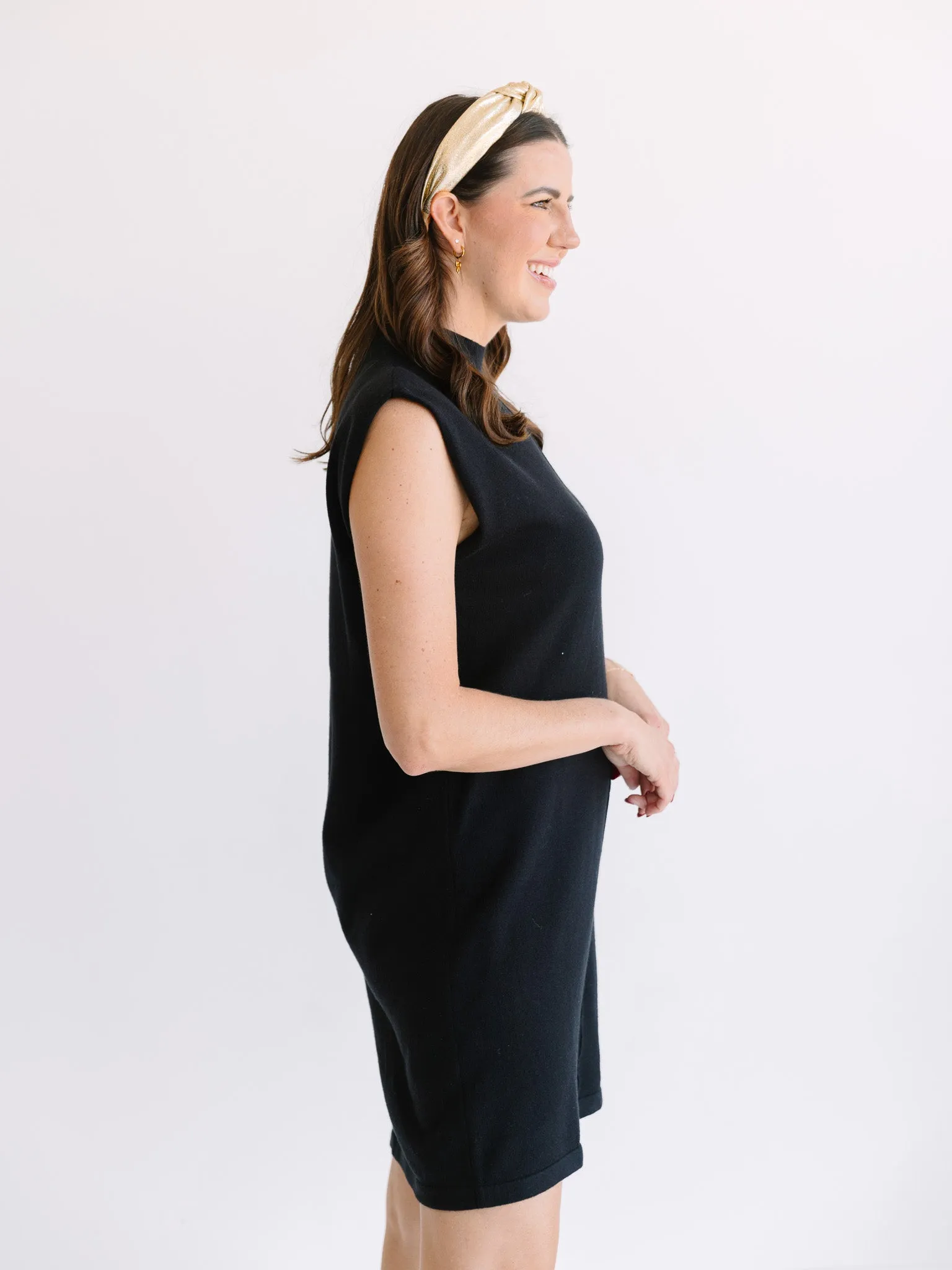 Molly Mock Neck Sleeveless Dress