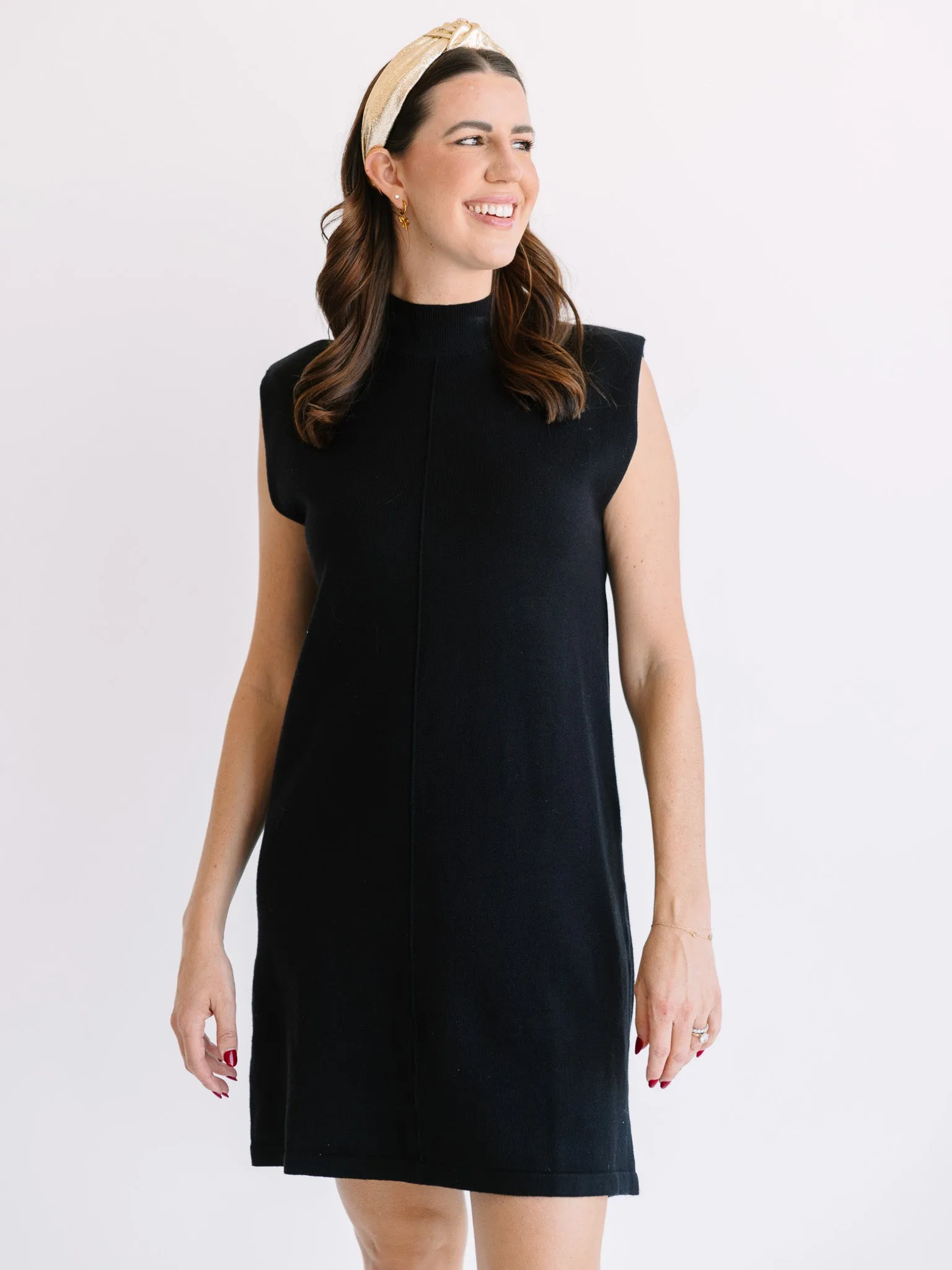Molly Mock Neck Sleeveless Dress