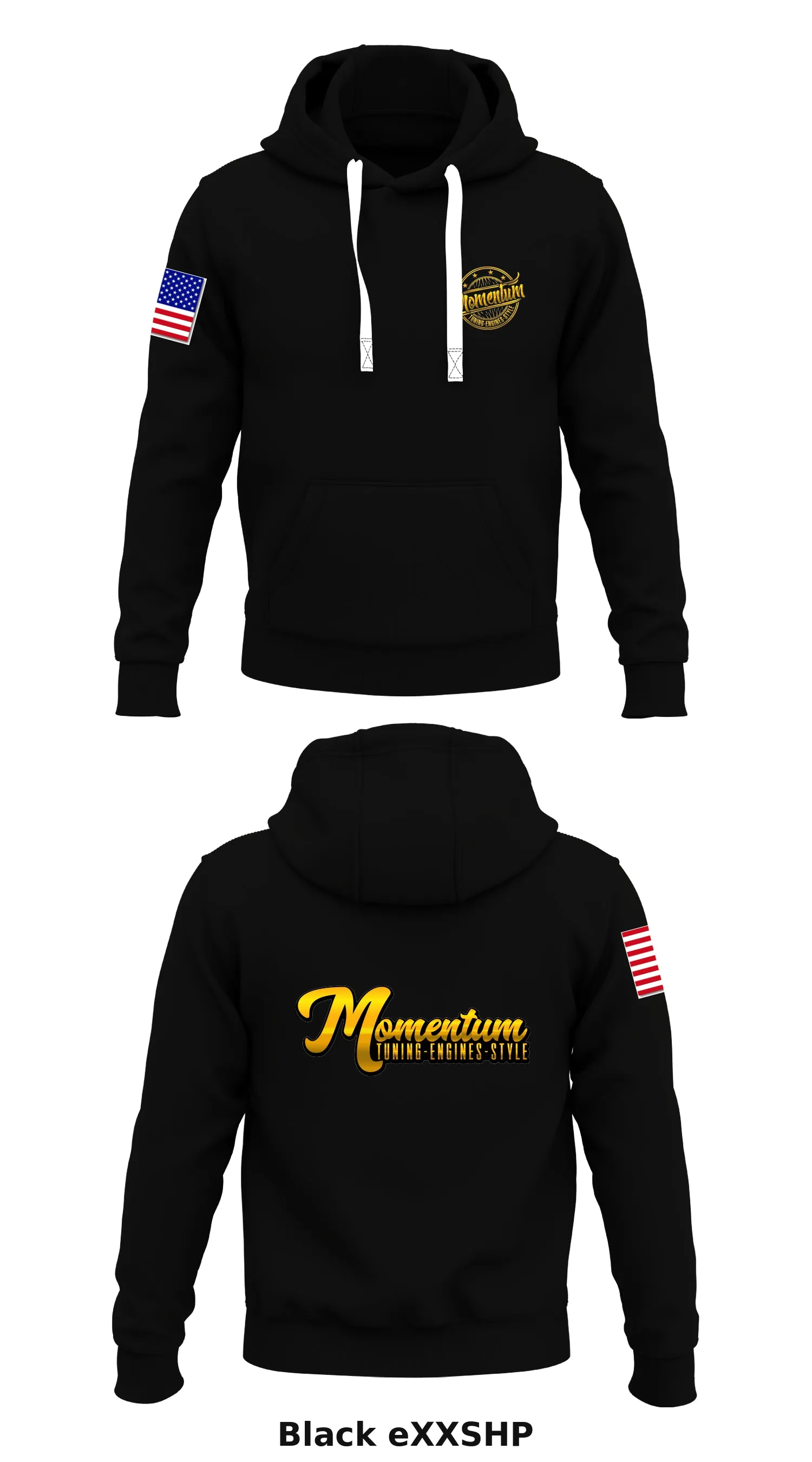 Momentum Store 1  Core Men's Hooded Performance Sweatshirt - eXXSHP