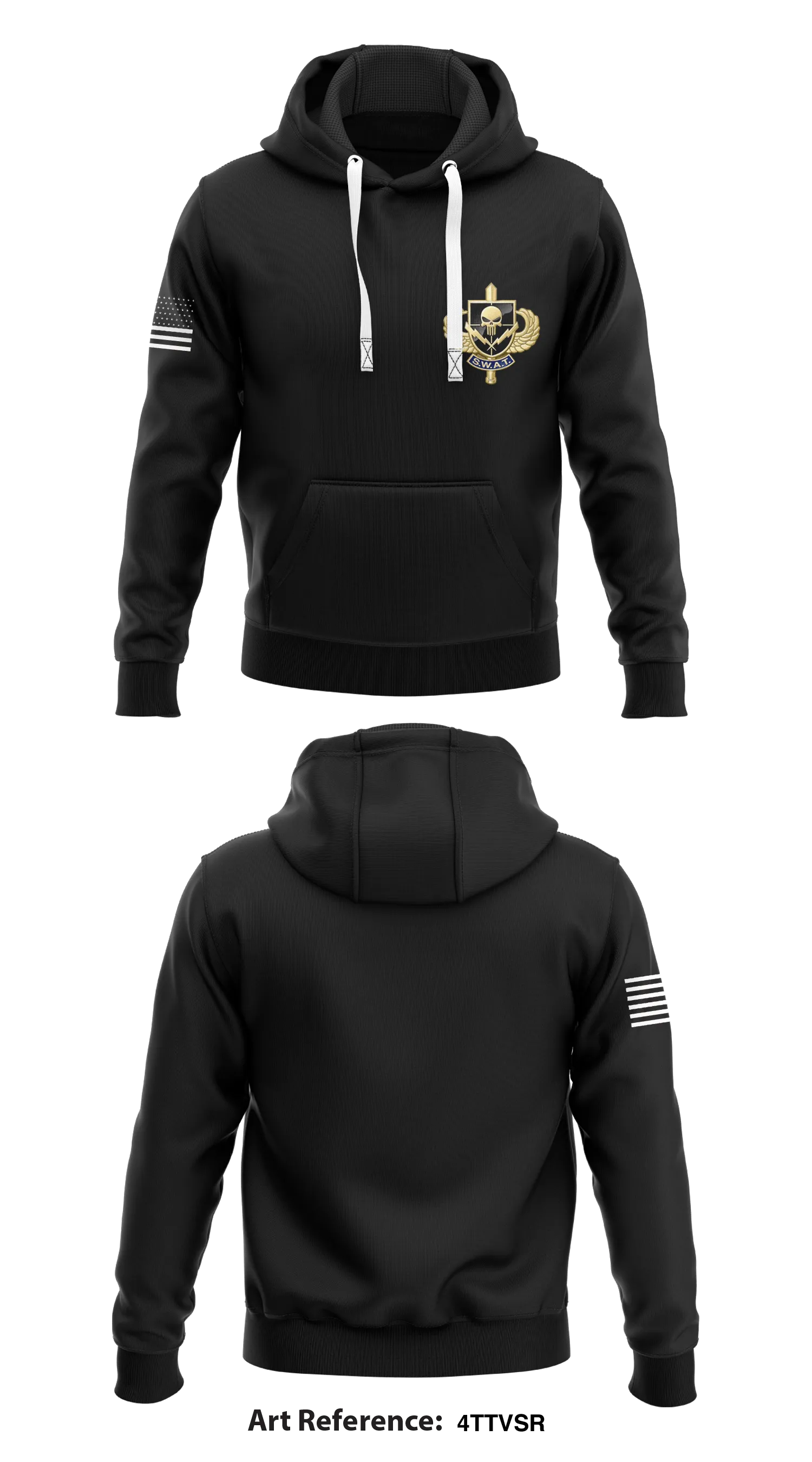 Monroe GA Police SWAT  Core Men's Hooded Performance Sweatshirt - 4tTVsr