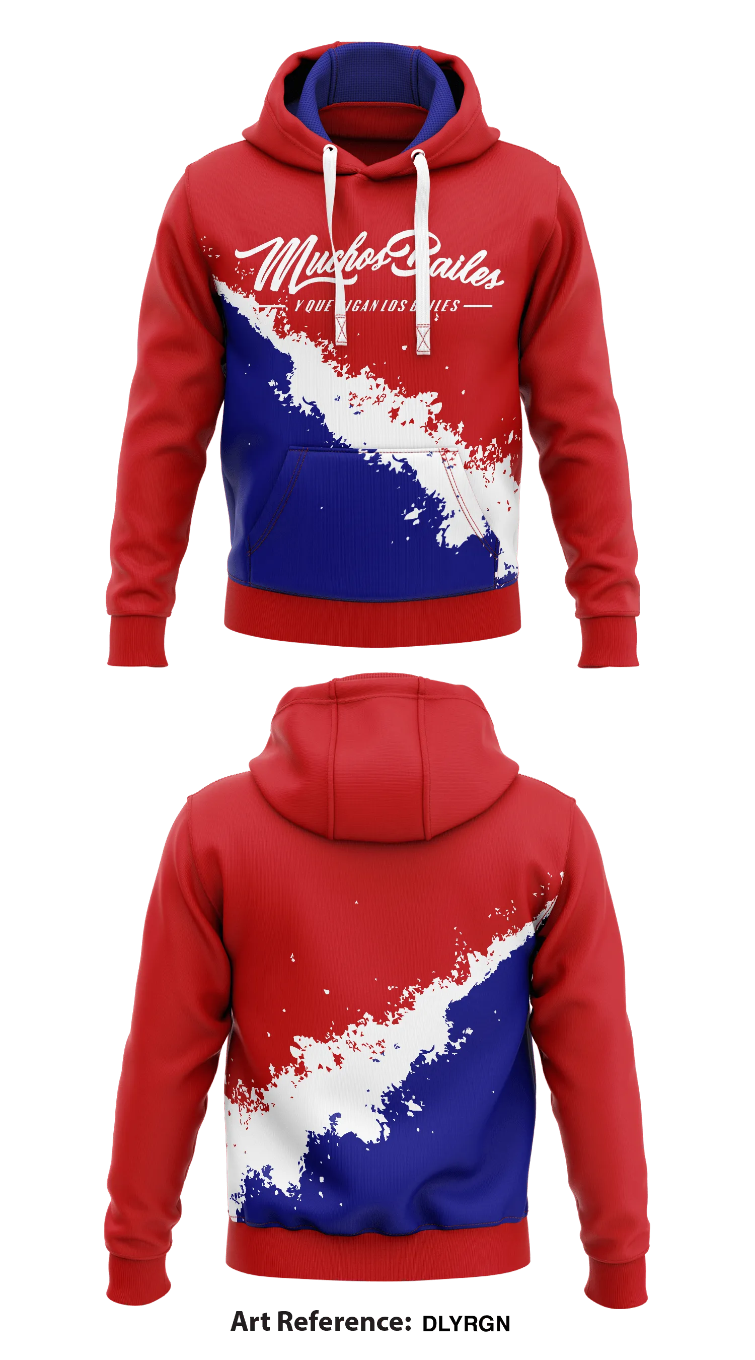 Muchos Bailes Store 1  Core Men's Hooded Performance Sweatshirt - DLYrGN
