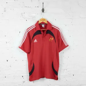 Munster Rugby Adidas Polo Shirt - Red - L