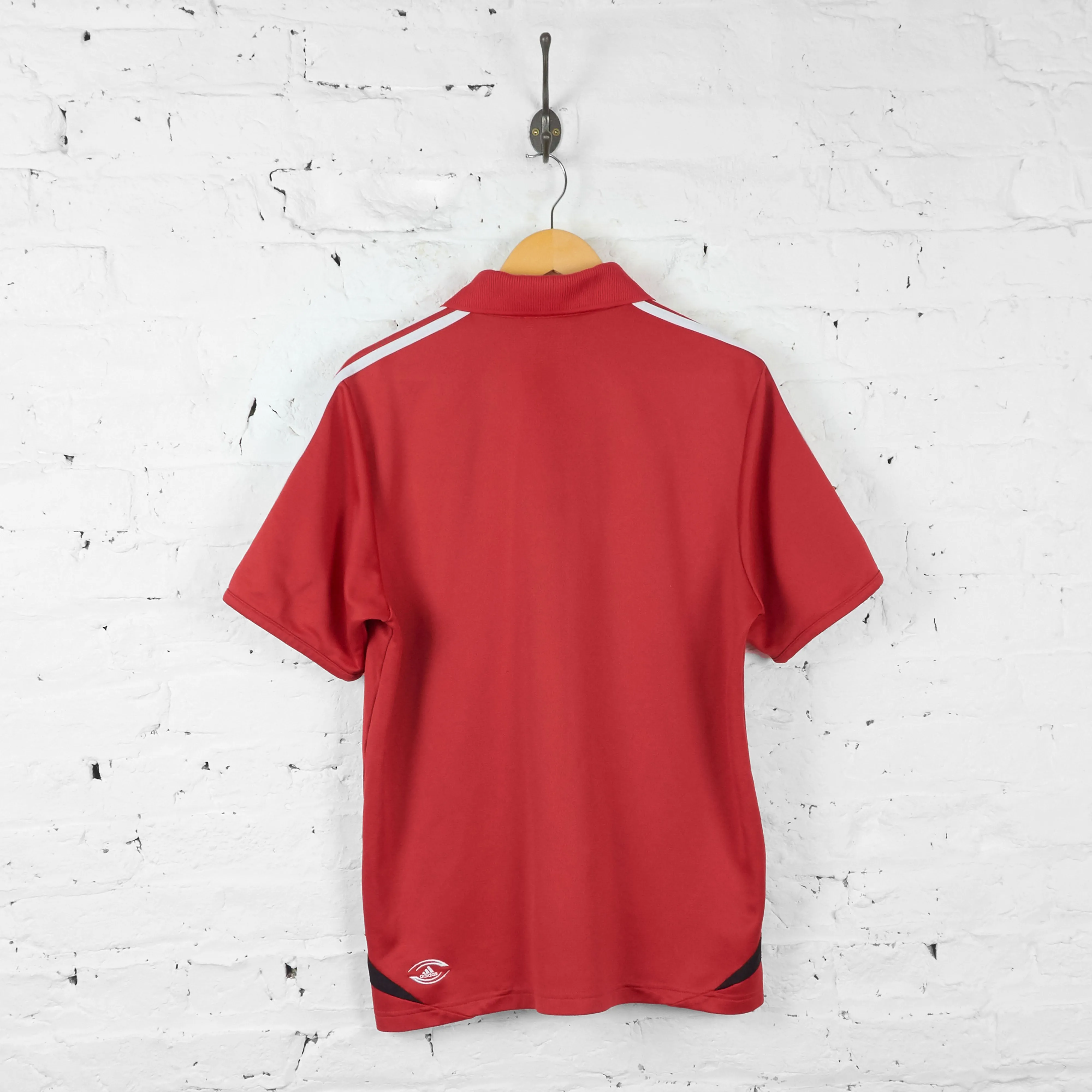 Munster Rugby Adidas Polo Shirt - Red - L