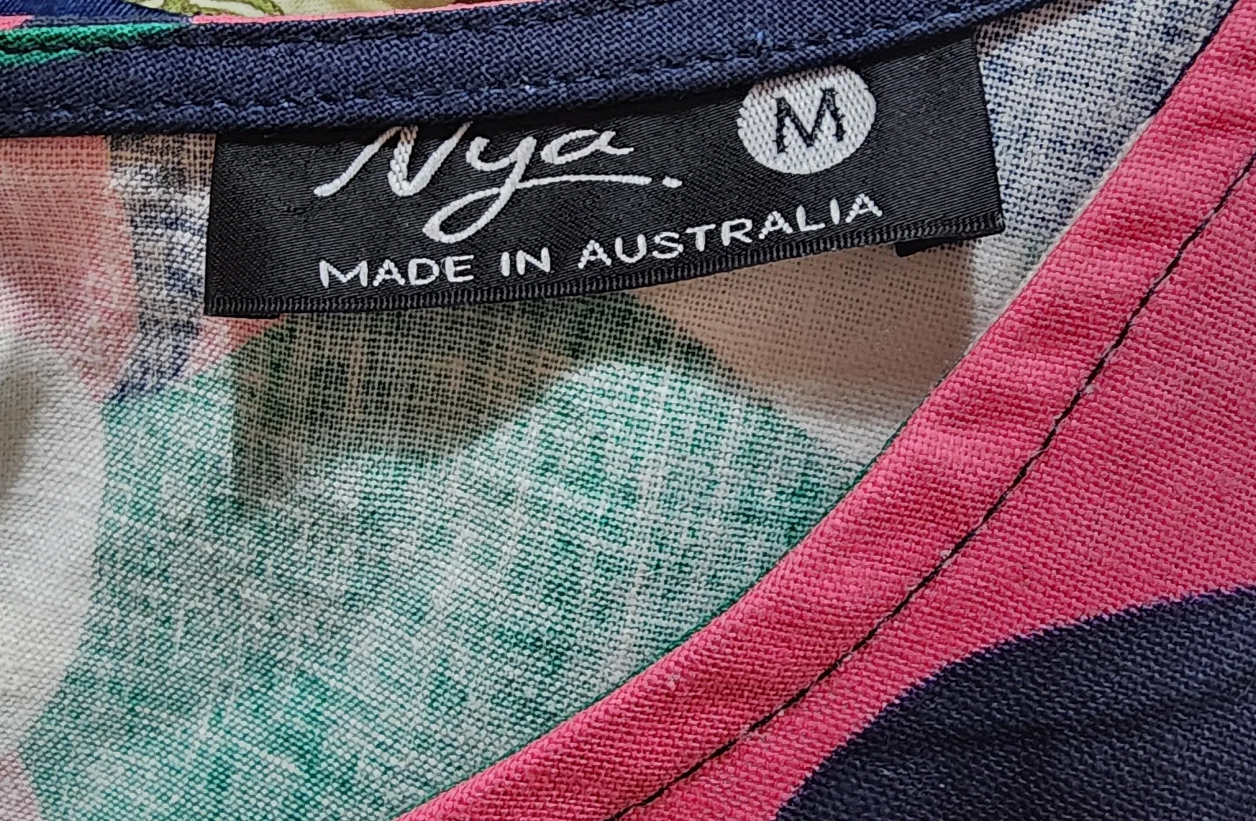 Naya Australia colourful print top size 12