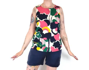 Naya Australia colourful print top size 12