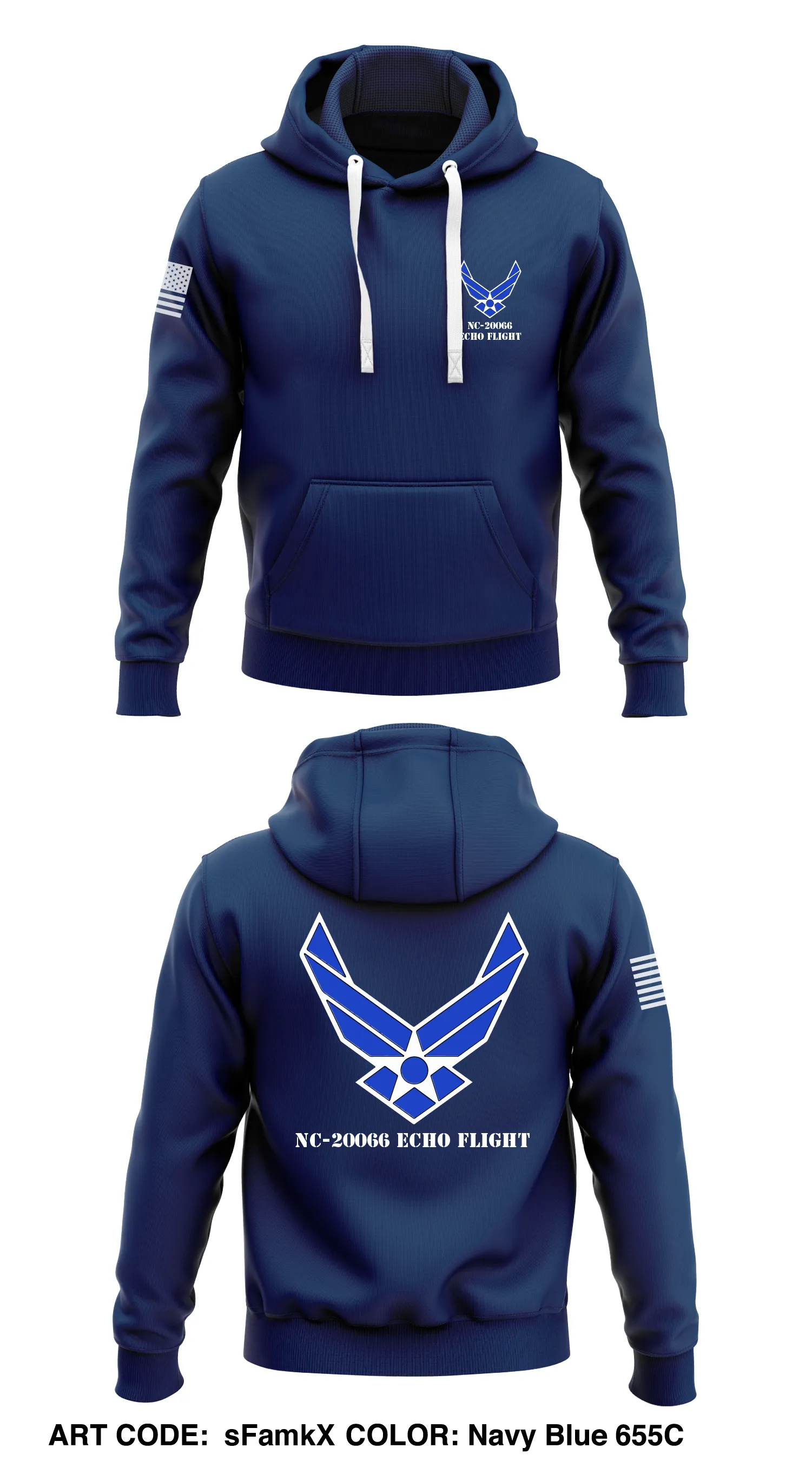 NC-266 ECHO FLIGHT  Store 1  Core Men's Hooded Performance Sweatshirt - sFamkX