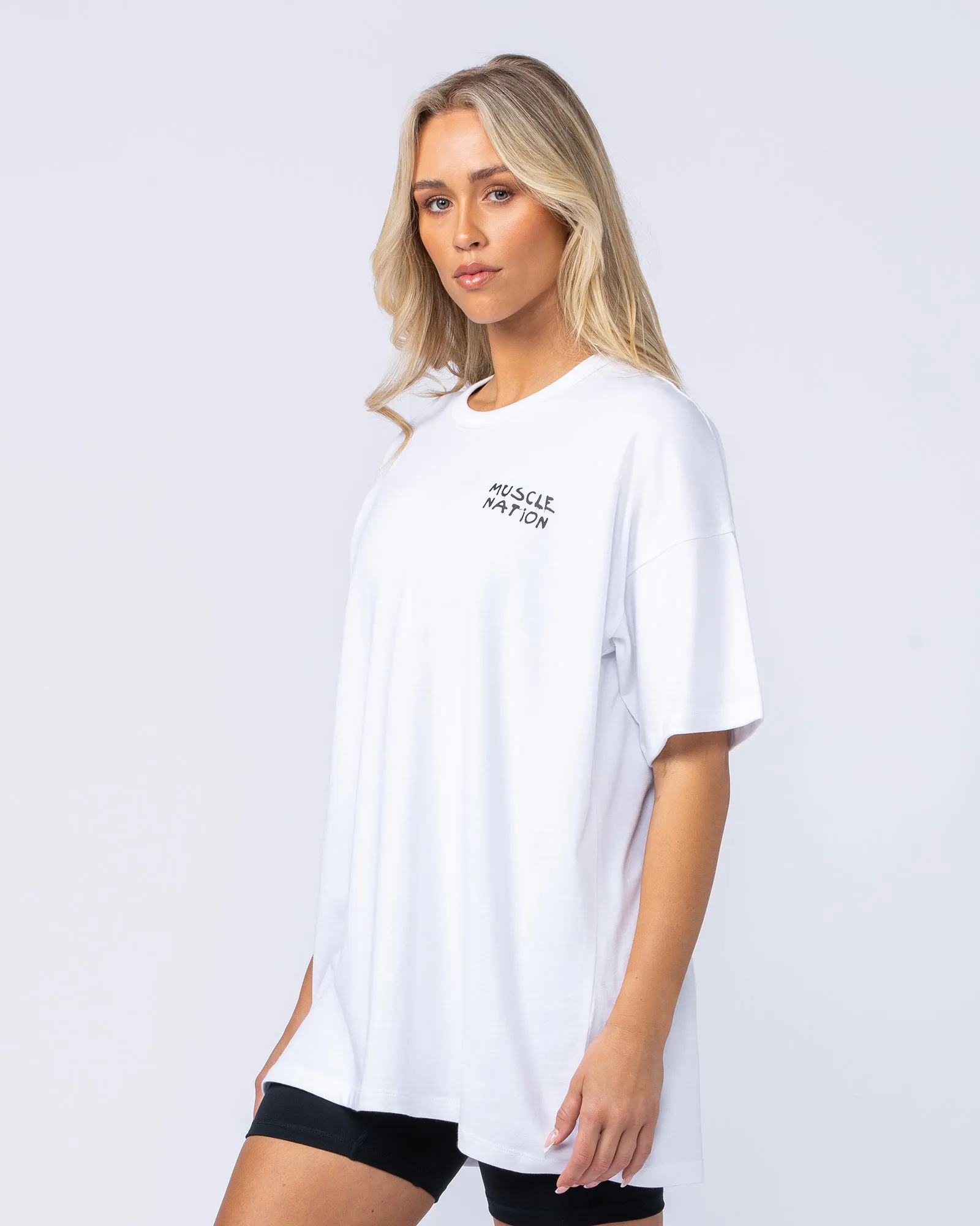Need Money Oversized Tee - White