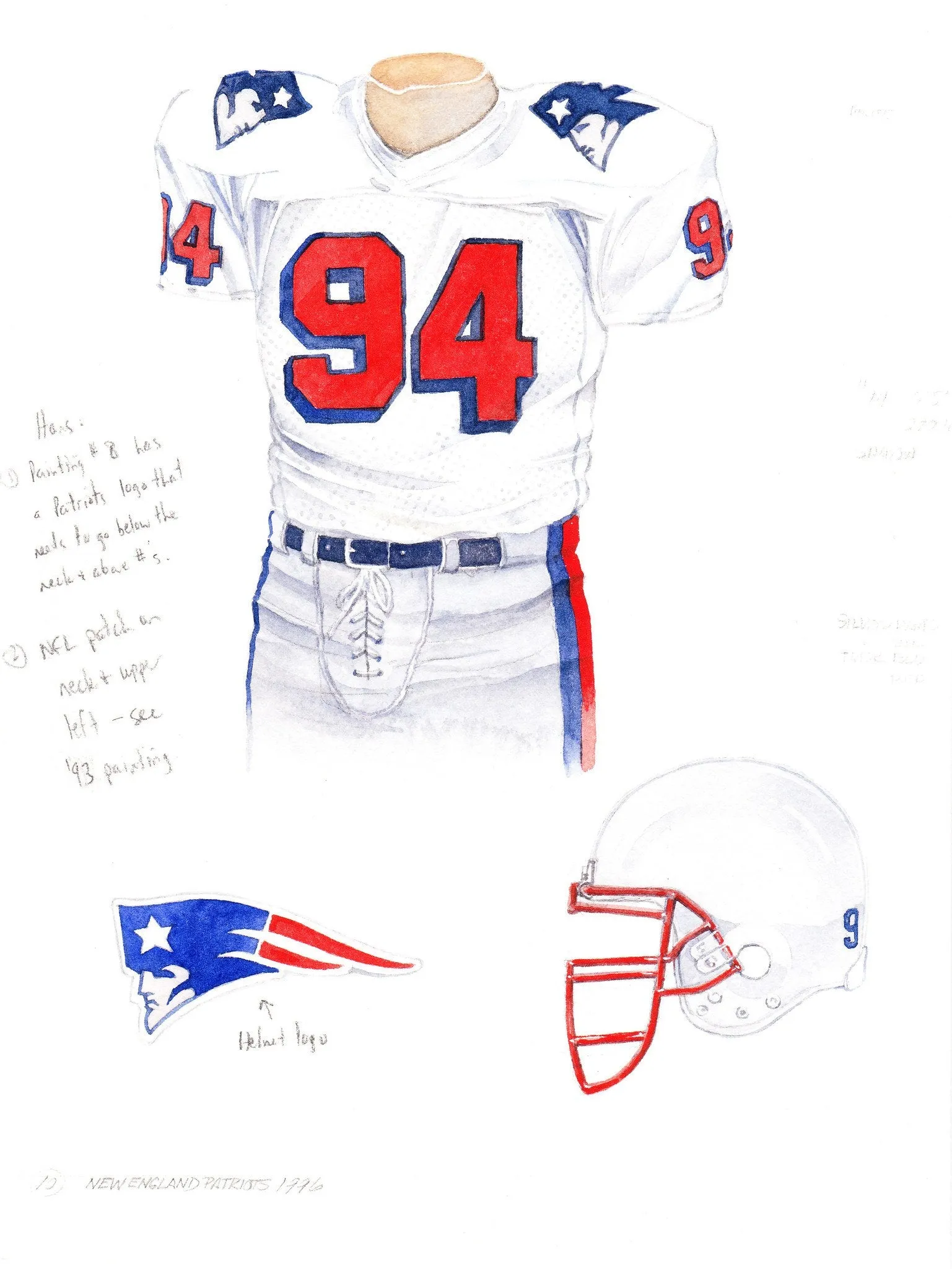 New England Patriots 1996