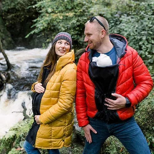 New Zip Us In Maternity Jacket Expander Panel - Coat Extender to Expand Your own Jacket Through Pregnancy and Babywearing 80cm For Longer coats, retails $130 