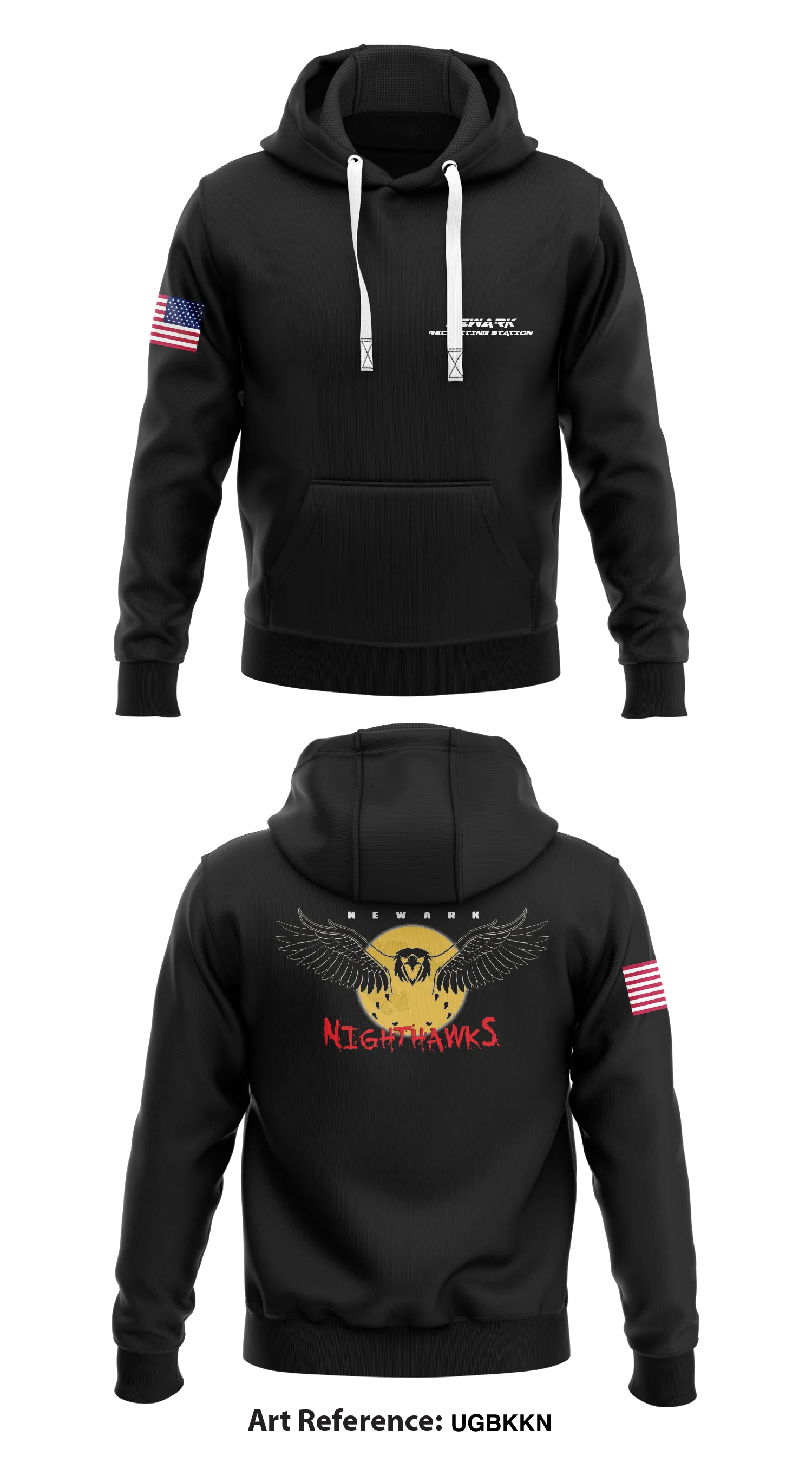 Newark Recruiting Station Store 1  Core Men's Hooded Performance Sweatshirt - UGBkkn