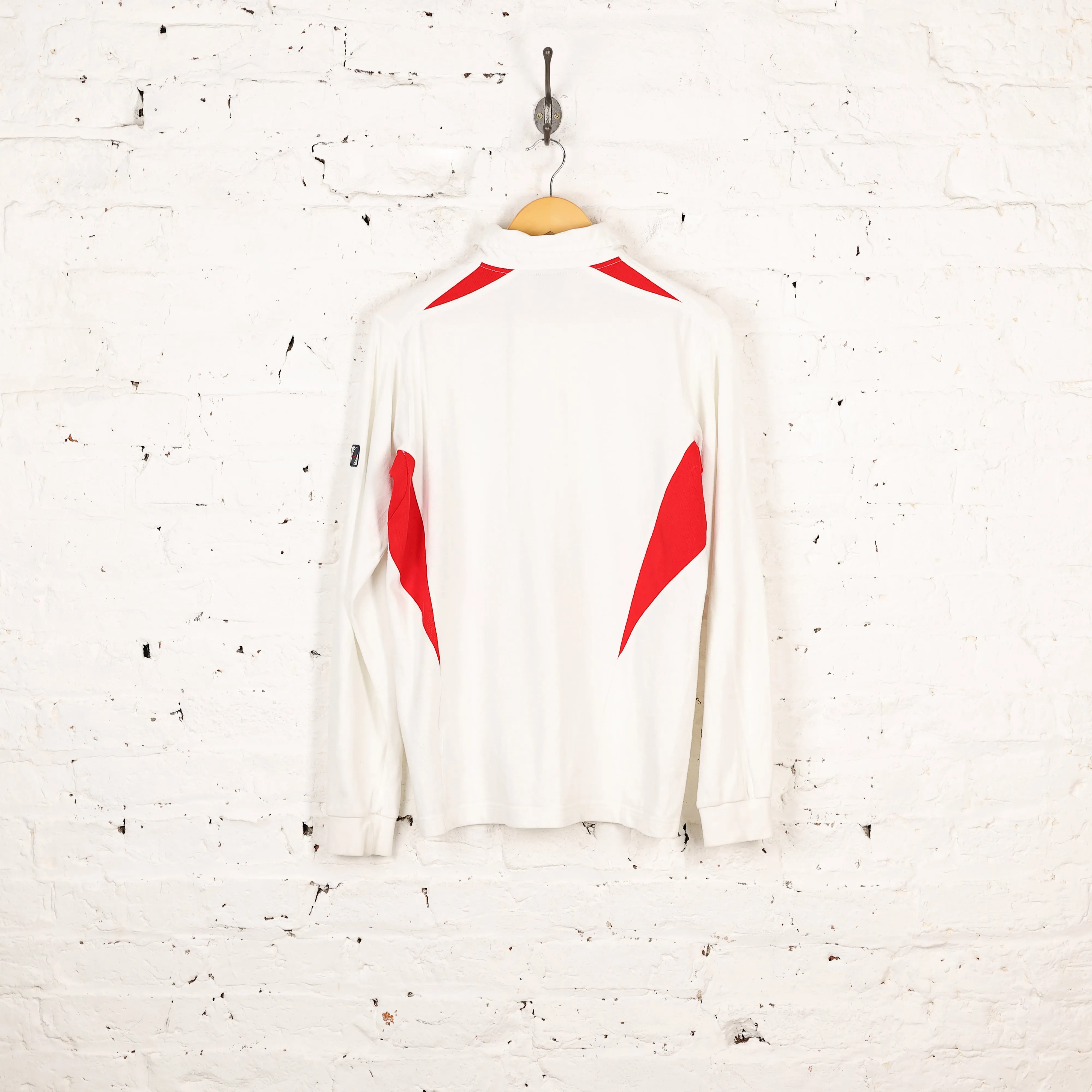 Nike England 2003 Long Sleeve Rugby Shirt - White - M