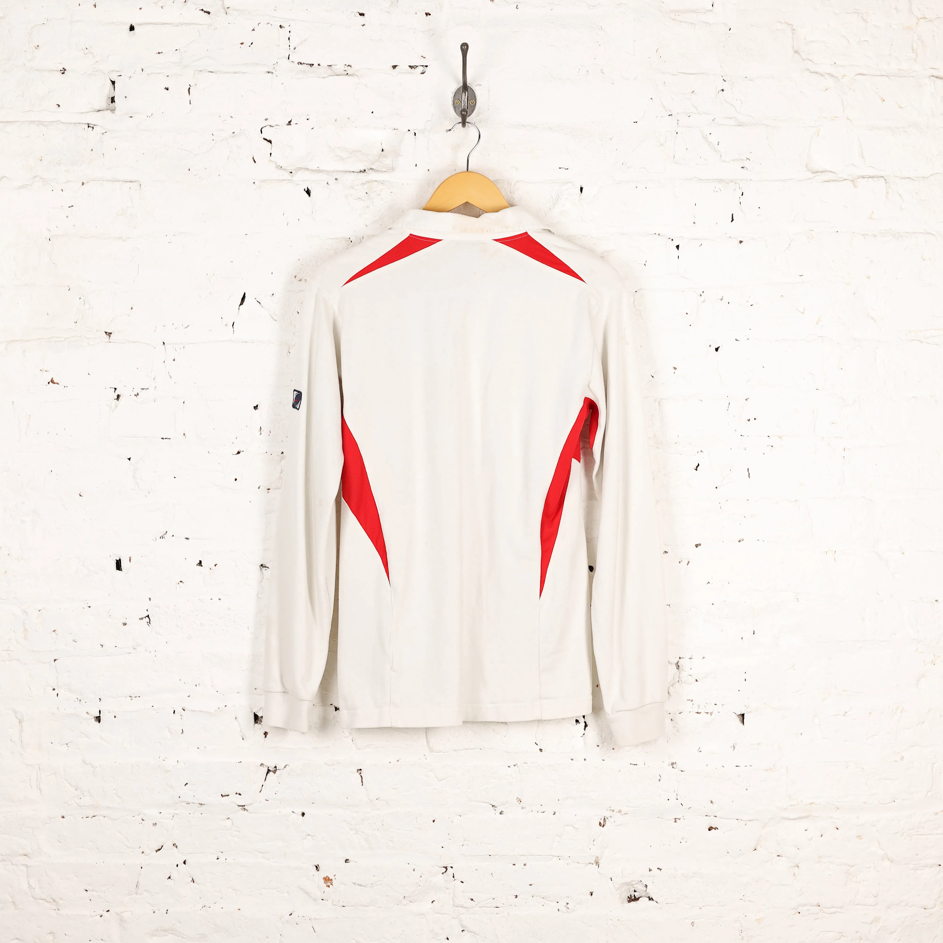 Nike England 2004 Long Sleeve Rugby Shirt - White - M