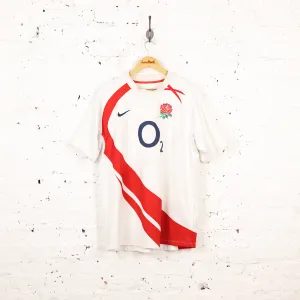 Nike England 2007 Home Rugby Shirt - White - XL