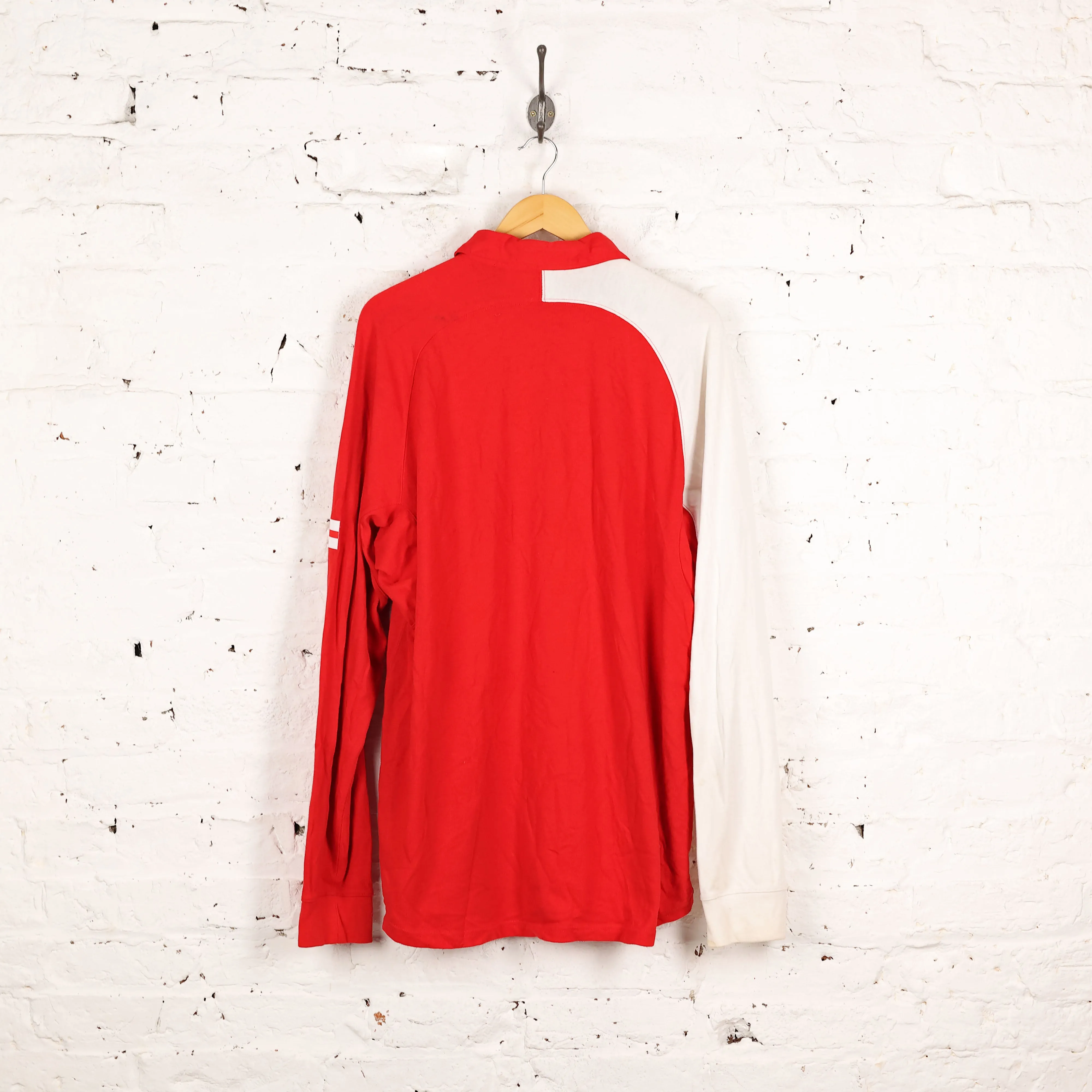Nike England 2007 Long Sleeve Rugby Shirt - Red - XXXL