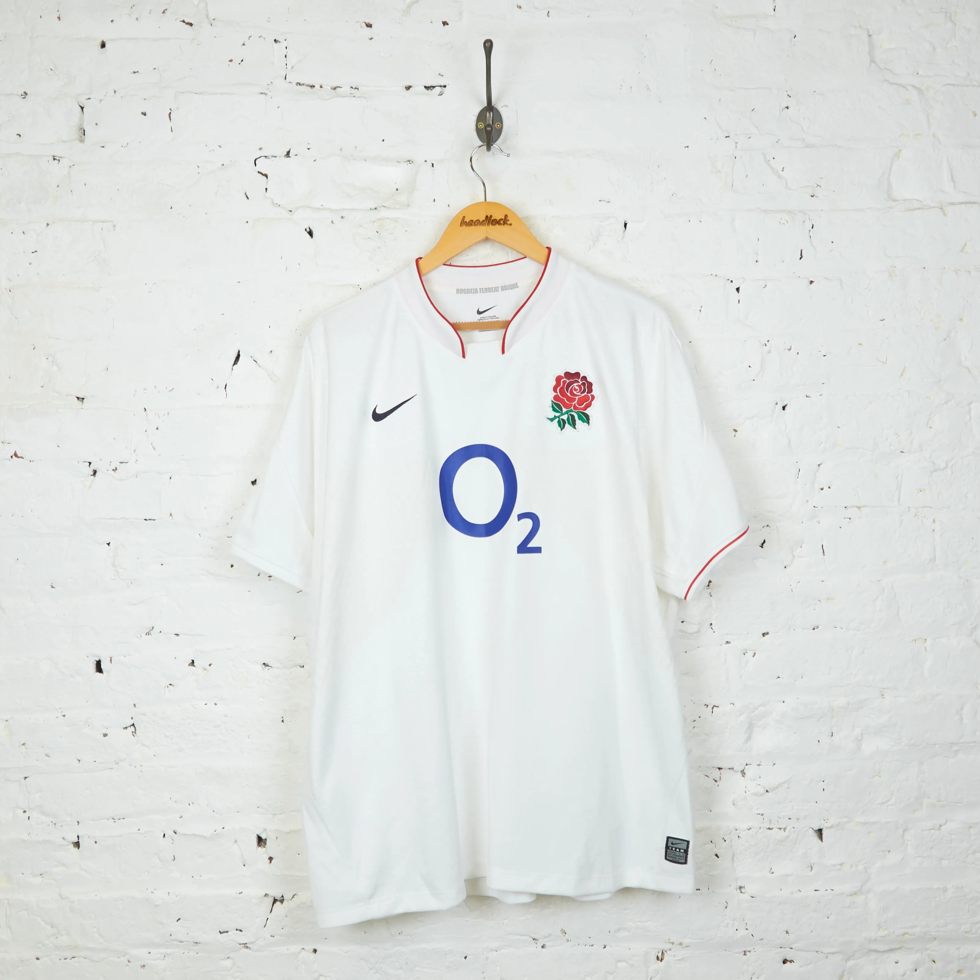 Nike England 2009 Home Rugby Shirt - White - XXL