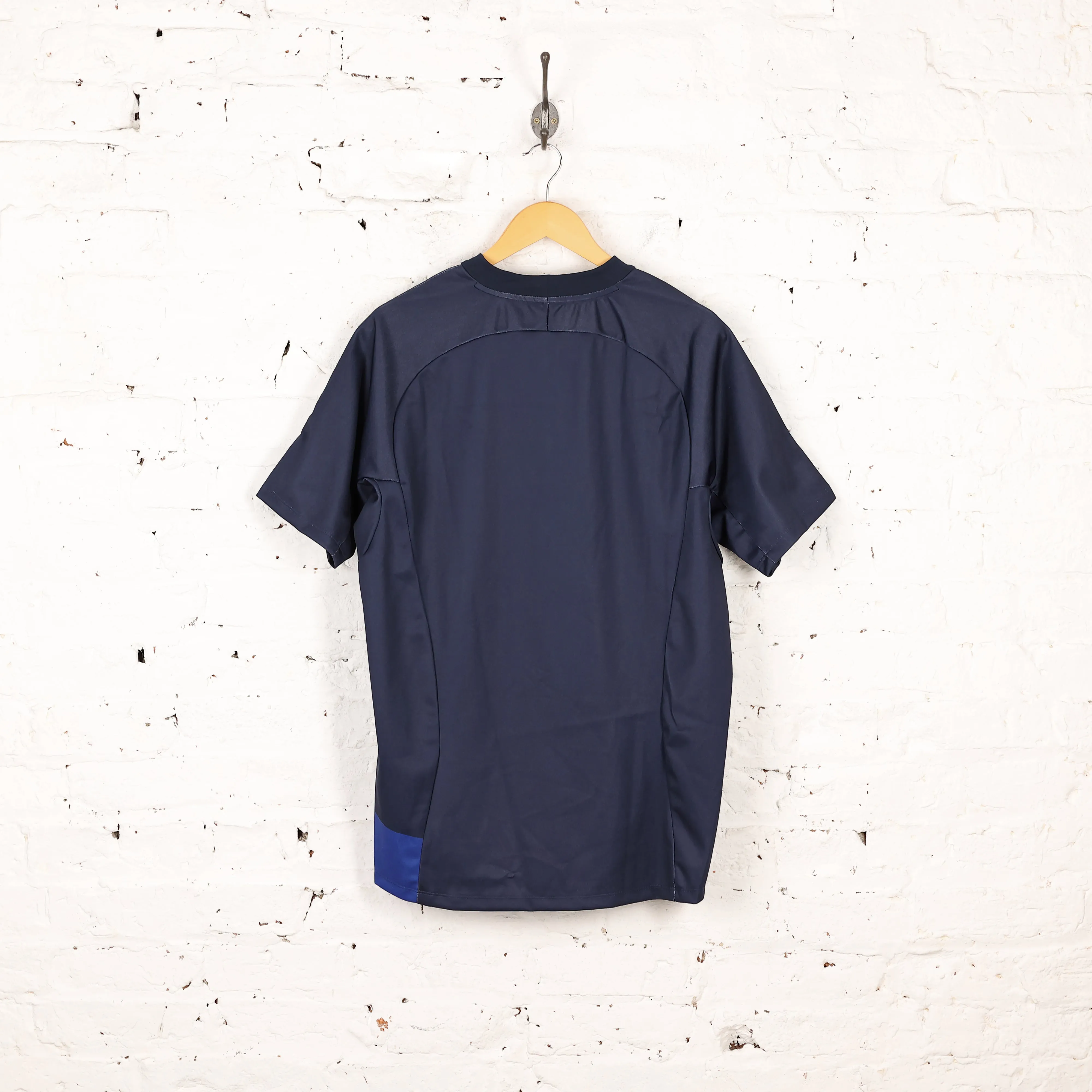 Nike France 2007 Home Rugby Shirt - Blue - L