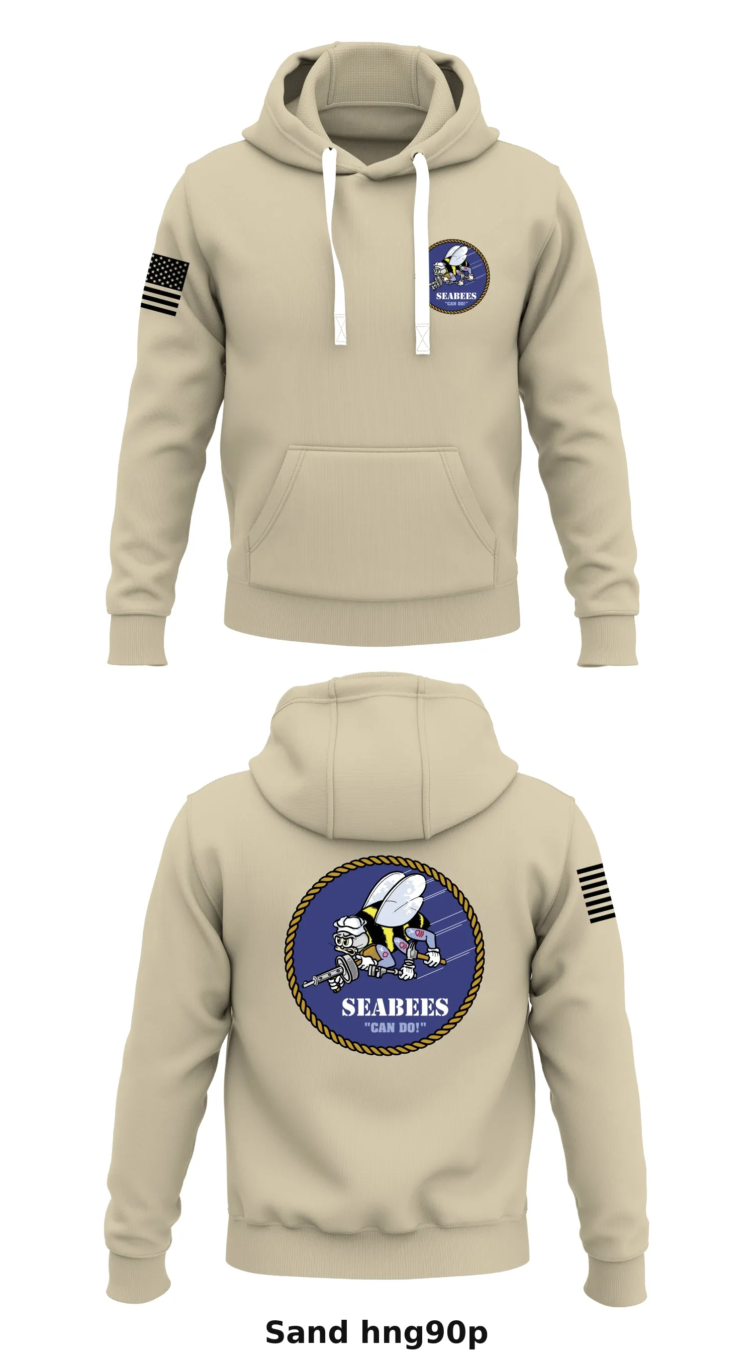 NMCB 1 Store 1  Core Men's Hooded Performance Sweatshirt - hng90p