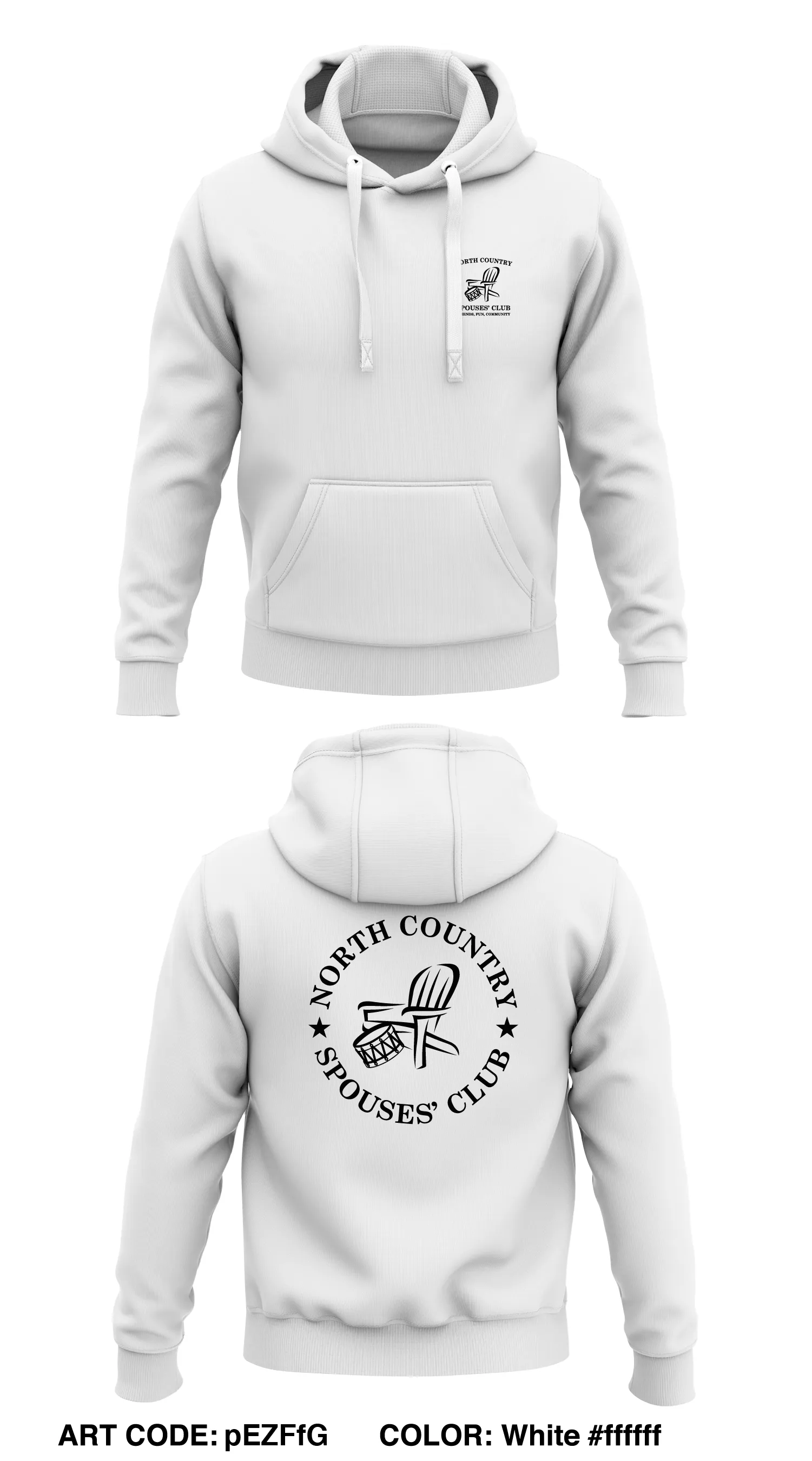 North Country Spouses' Club Store 1  Core Men's Hooded Performance Sweatshirt - pEZFfG