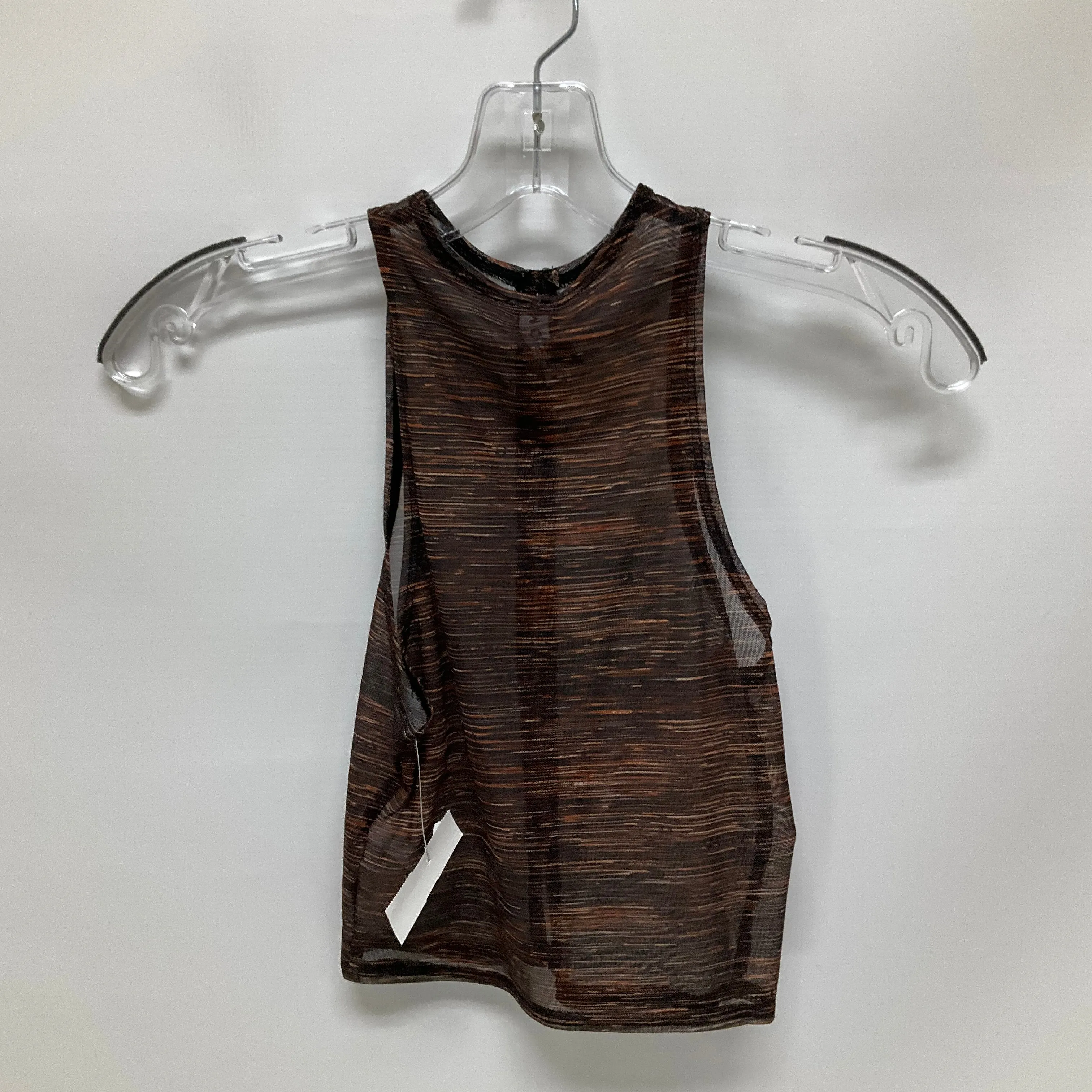 Orange Top Sleeveless Cmc, Size Xs
