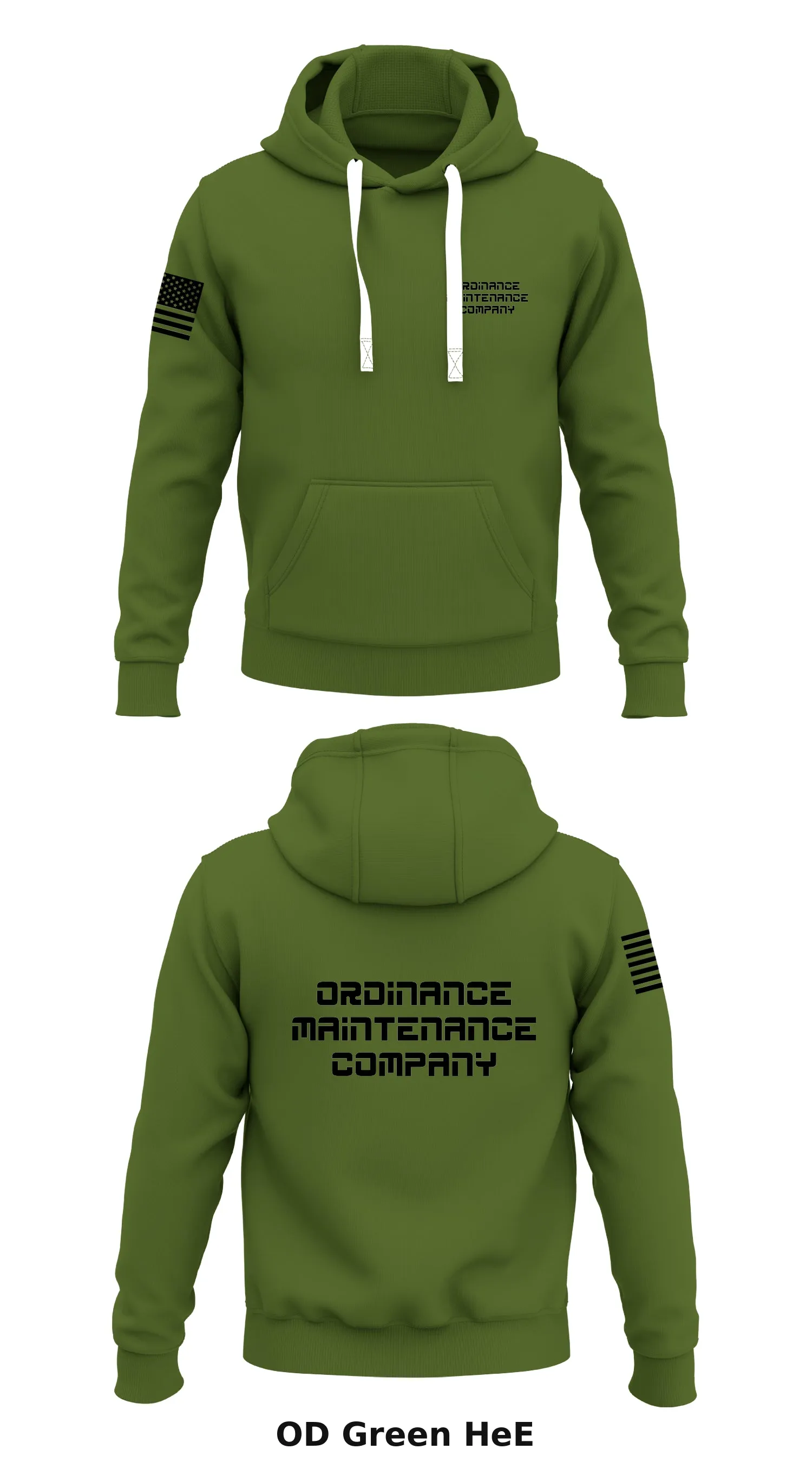 Ordinance Maintenance Company Store 1  Core Men's Hooded Performance Sweatshirt - HeE