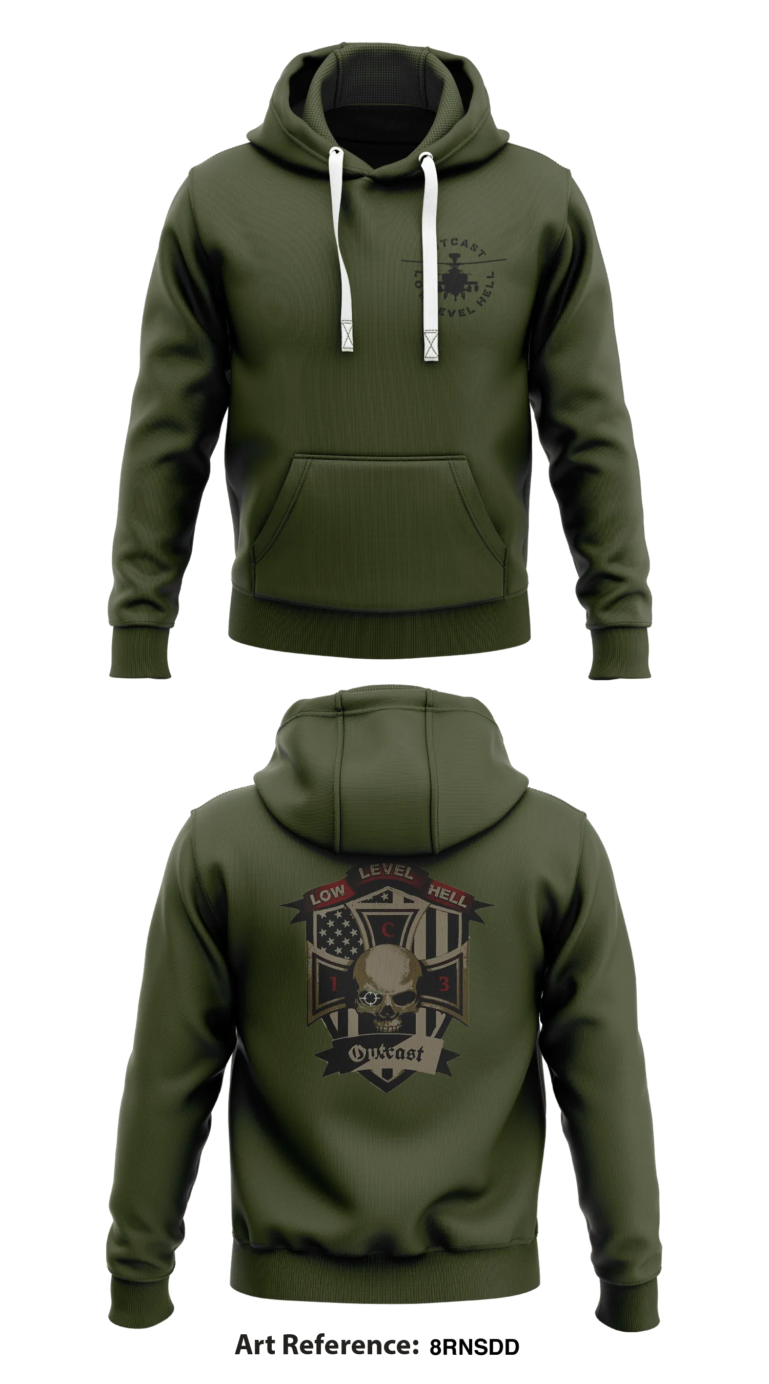 Outcast Company Store 1  Core Men's Hooded Performance Sweatshirt - 8RNsDd
