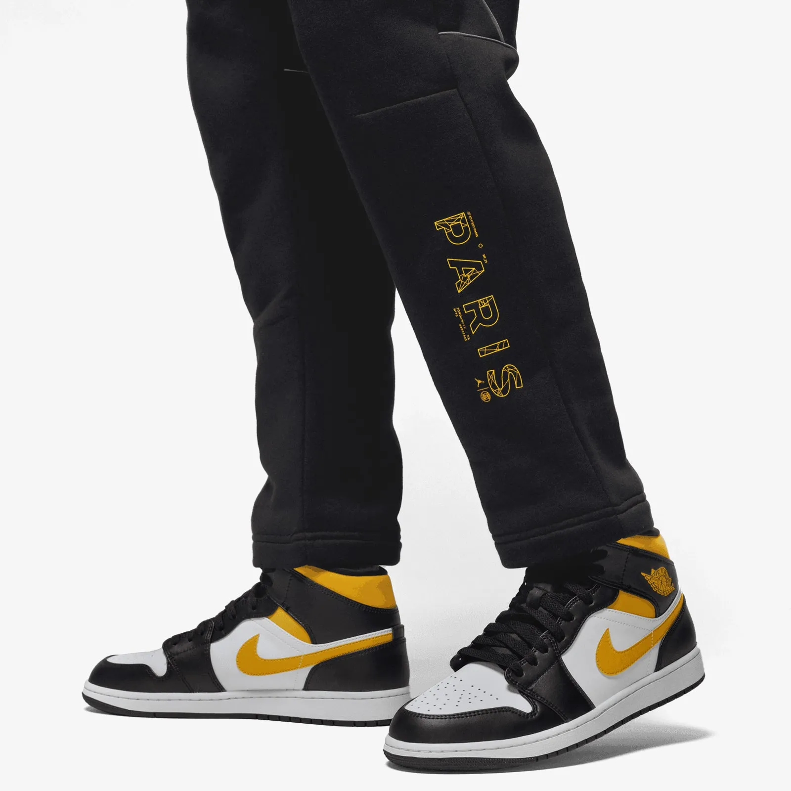 Paris Saint-Germain Fleece Pants - Black