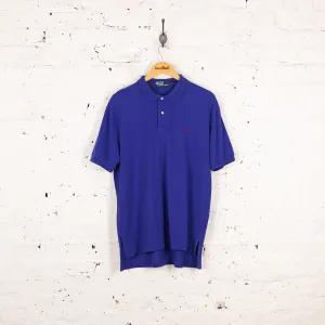 Polo Ralph Lauren Short Sleeve Polo Shirt - Blue - L