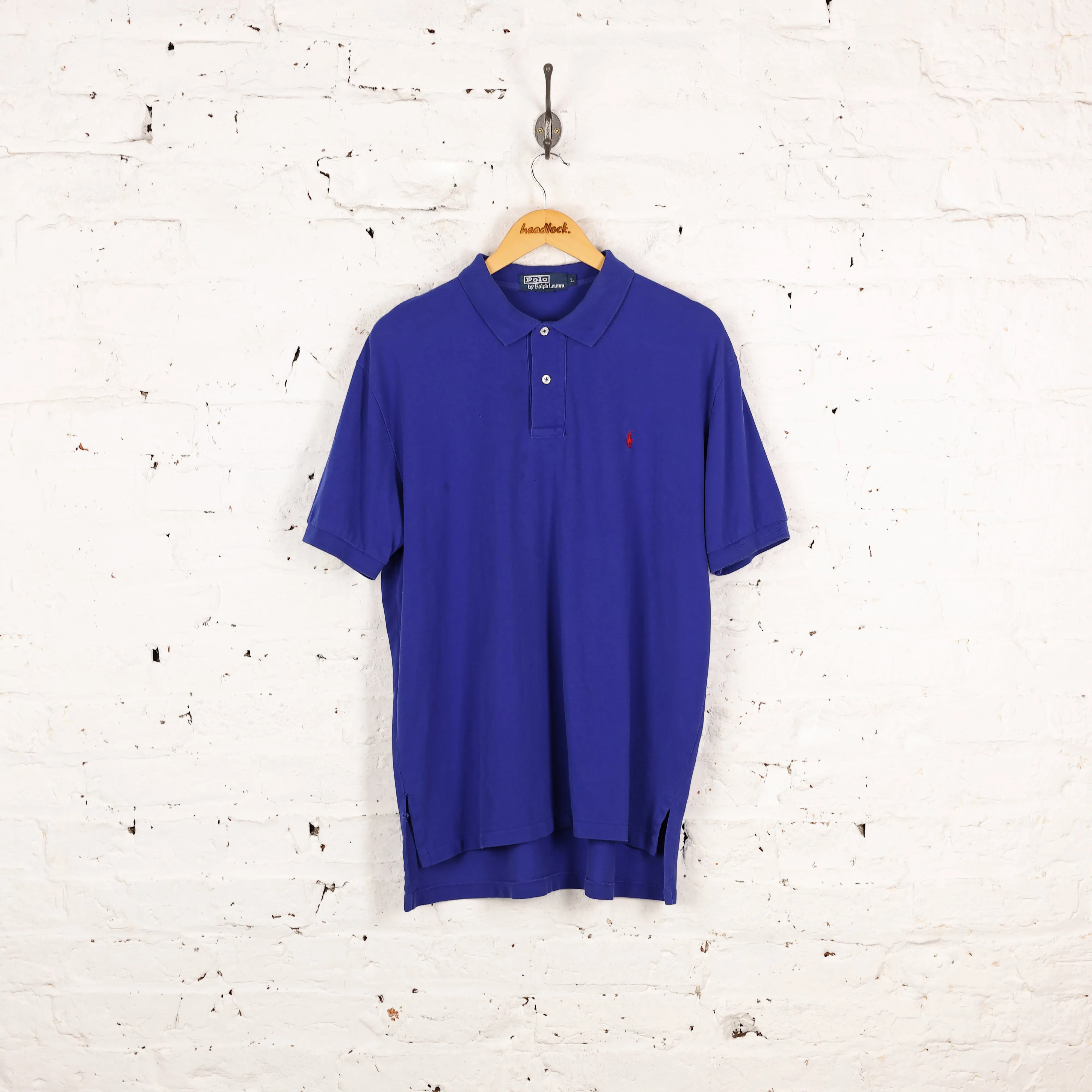 Polo Ralph Lauren Short Sleeve Polo Shirt - Blue - L