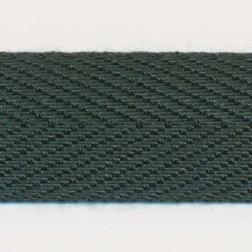 Polyester Herringbone Tape #39 Dark Green