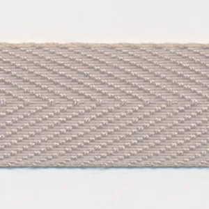 Polyester Herringbone Tape #48 Silver