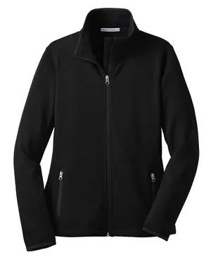 Port Authority® Ladies Pique Fleece Jacket. L222