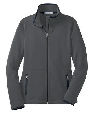 Port Authority® Ladies Pique Fleece Jacket. L222