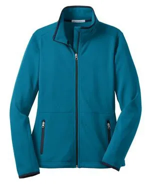 Port Authority® Ladies Pique Fleece Jacket. L222