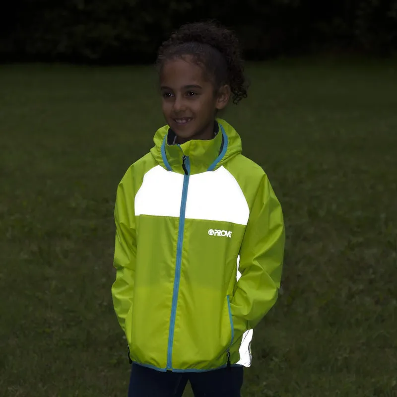 Proviz Nightrider Kids Fleece-Line Jacket Yellow