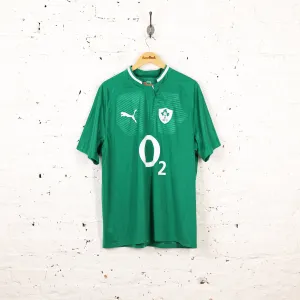 Puma Ireland 2011 Home Rugby Shirt - Green - XXL