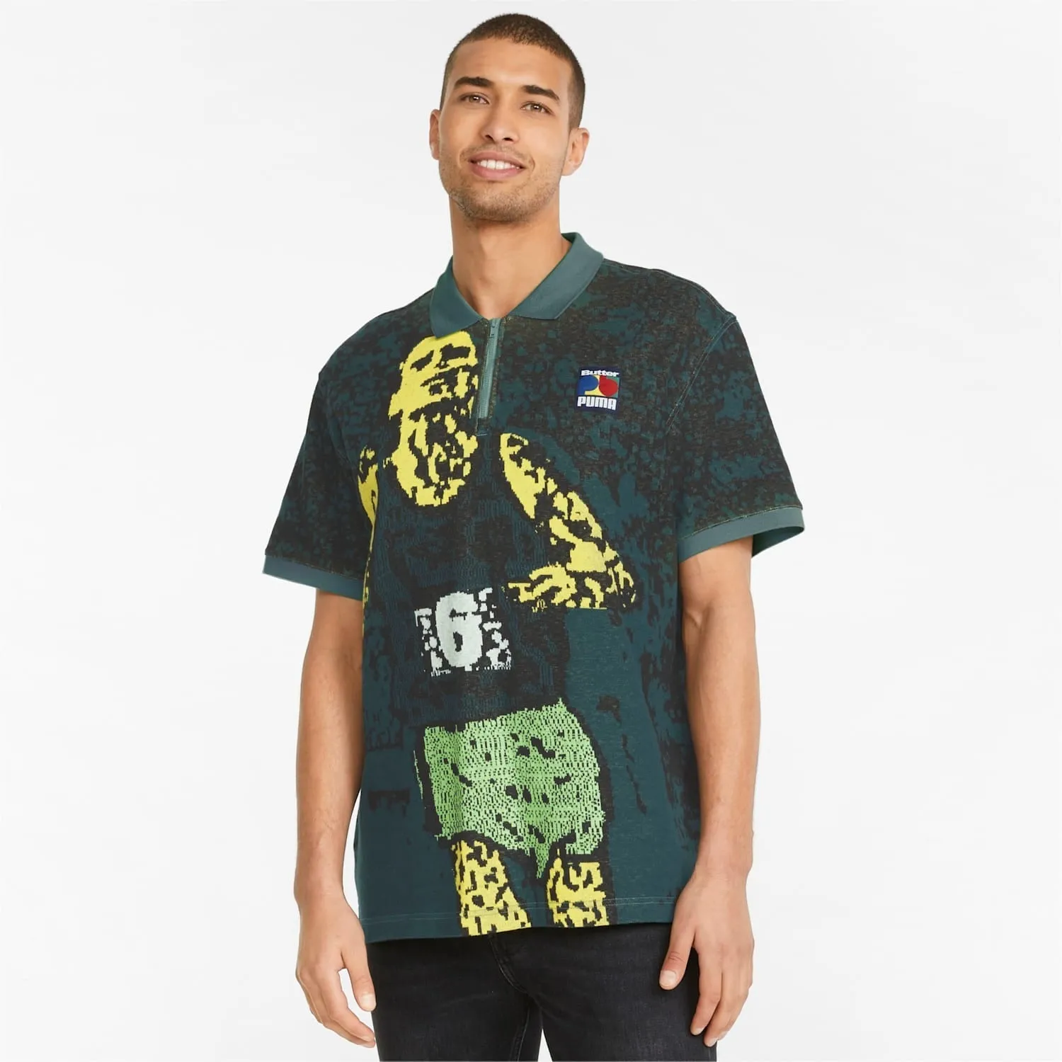 Puma Men x Butter Goods Polo Mineral Blue 534059-50