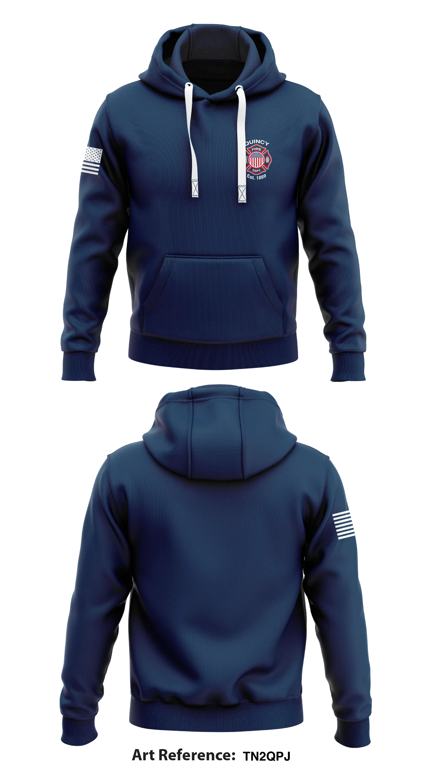 quincy fire dept. Store 1  Core Men's Hooded Performance Sweatshirt - Tn2qpj