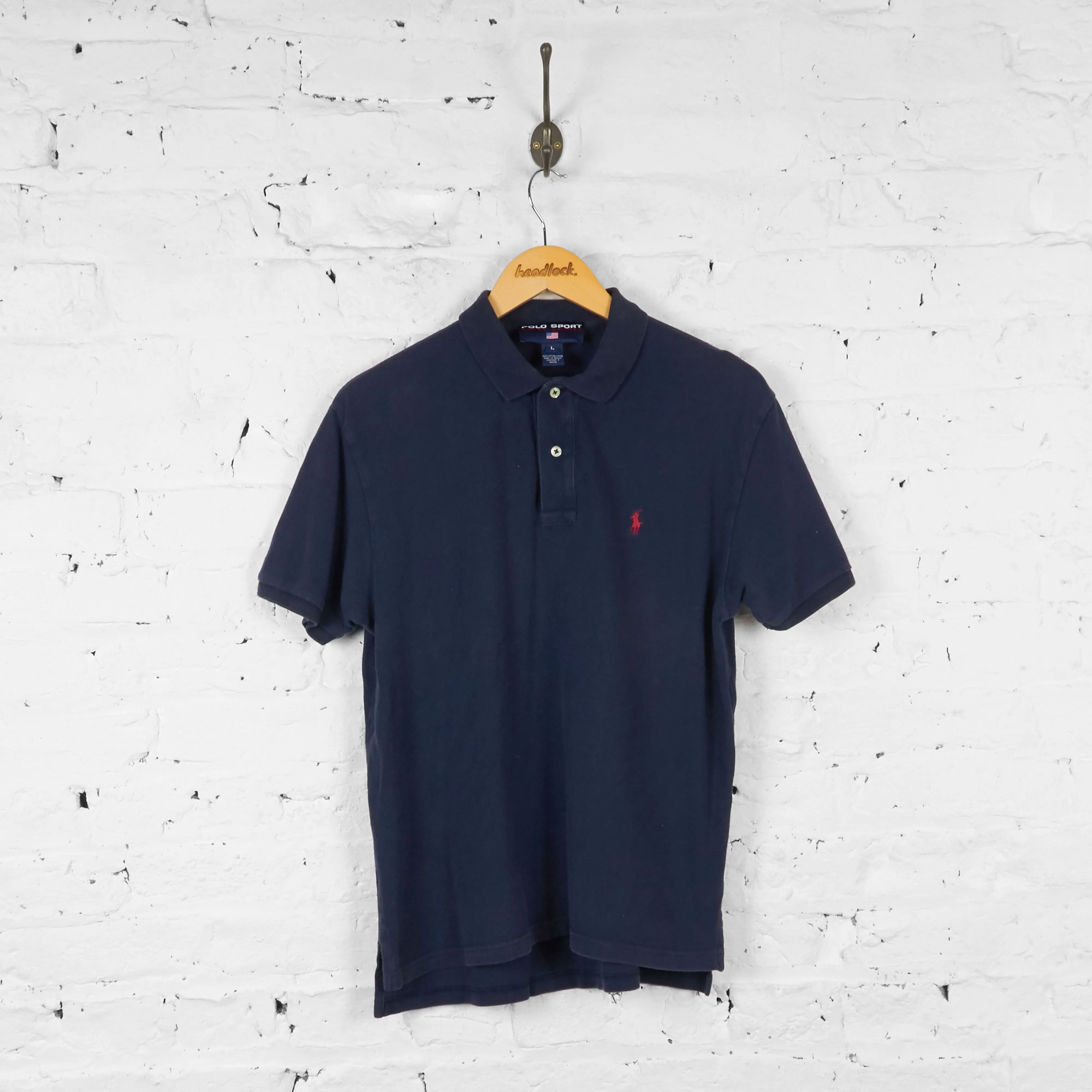 Ralph Lauren Polo Shirt - Blue - L