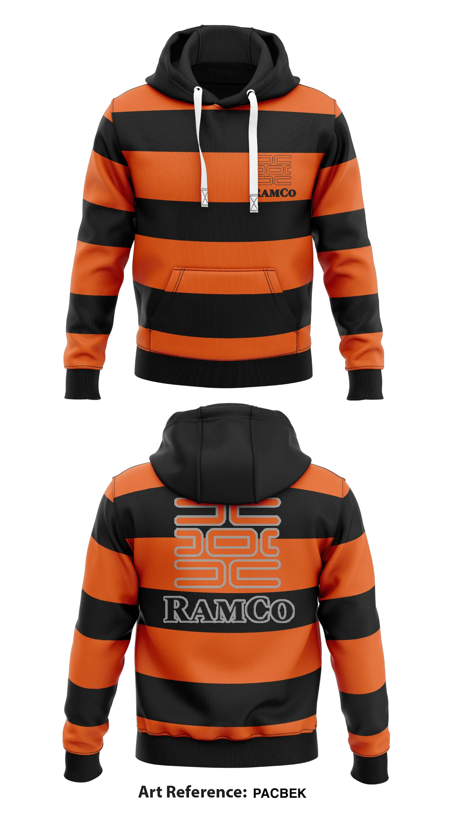 RamCo  Core Men's Hooded Performance Sweatshirt - pacbEK