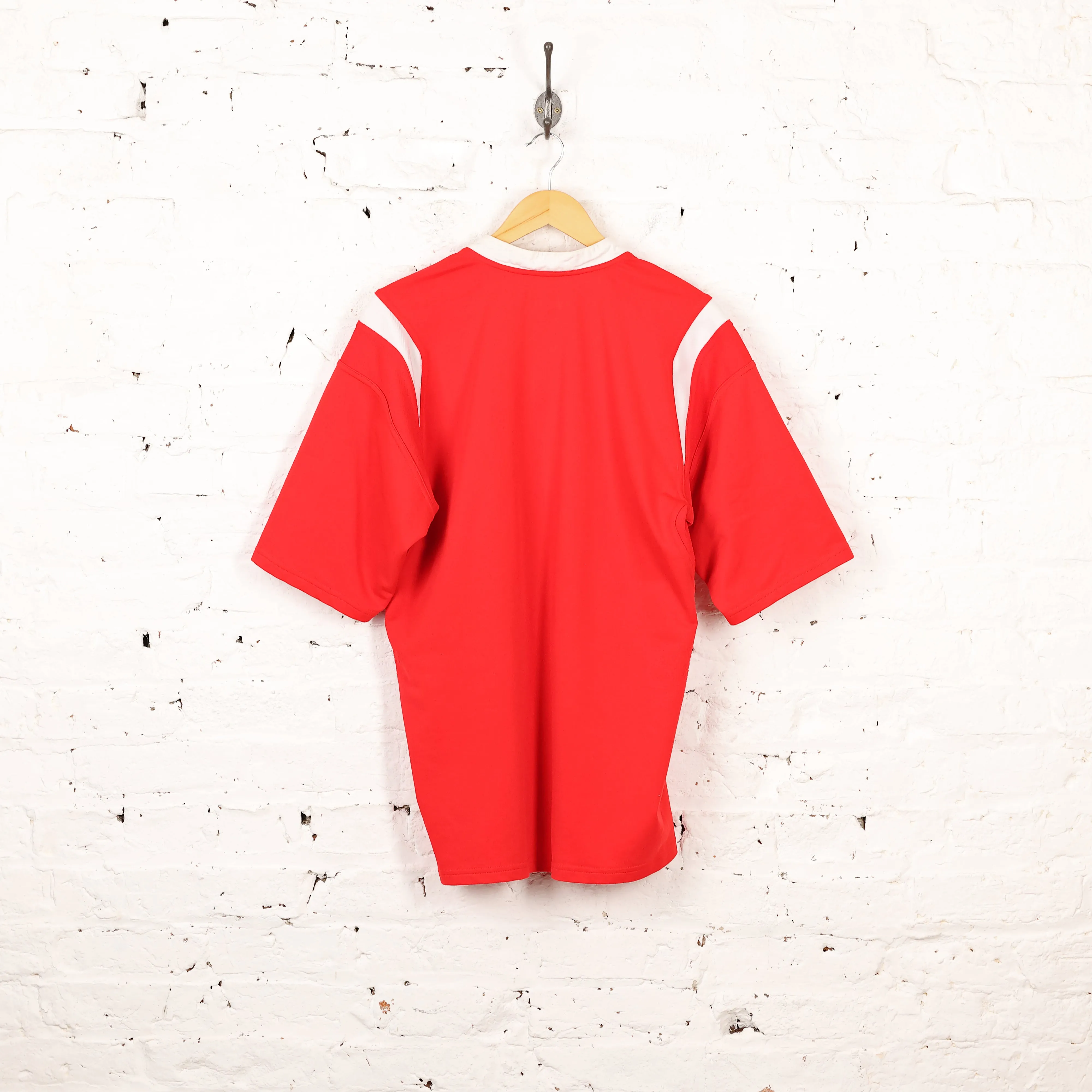 Reebok Wales 2005 Home Rugby Shirt - Red - XL